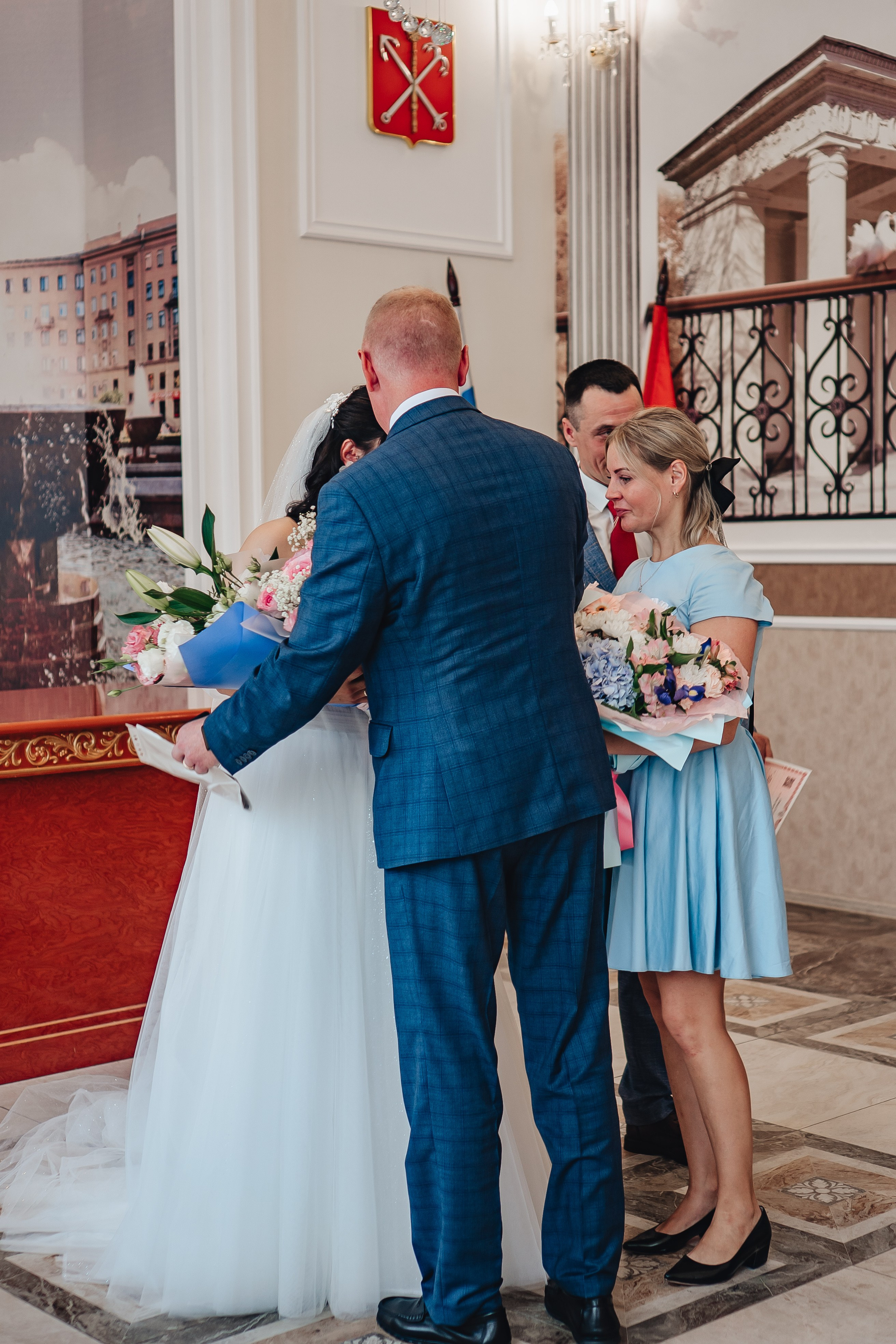 СВАДЕБНАЯ СЬЕМКА В ЗАГСЕ НА МОСКОВСКОМ ПРОСПЕКТЕ. Профессиональный фотограф, Санкт-Петербург — Виктория Богомолова