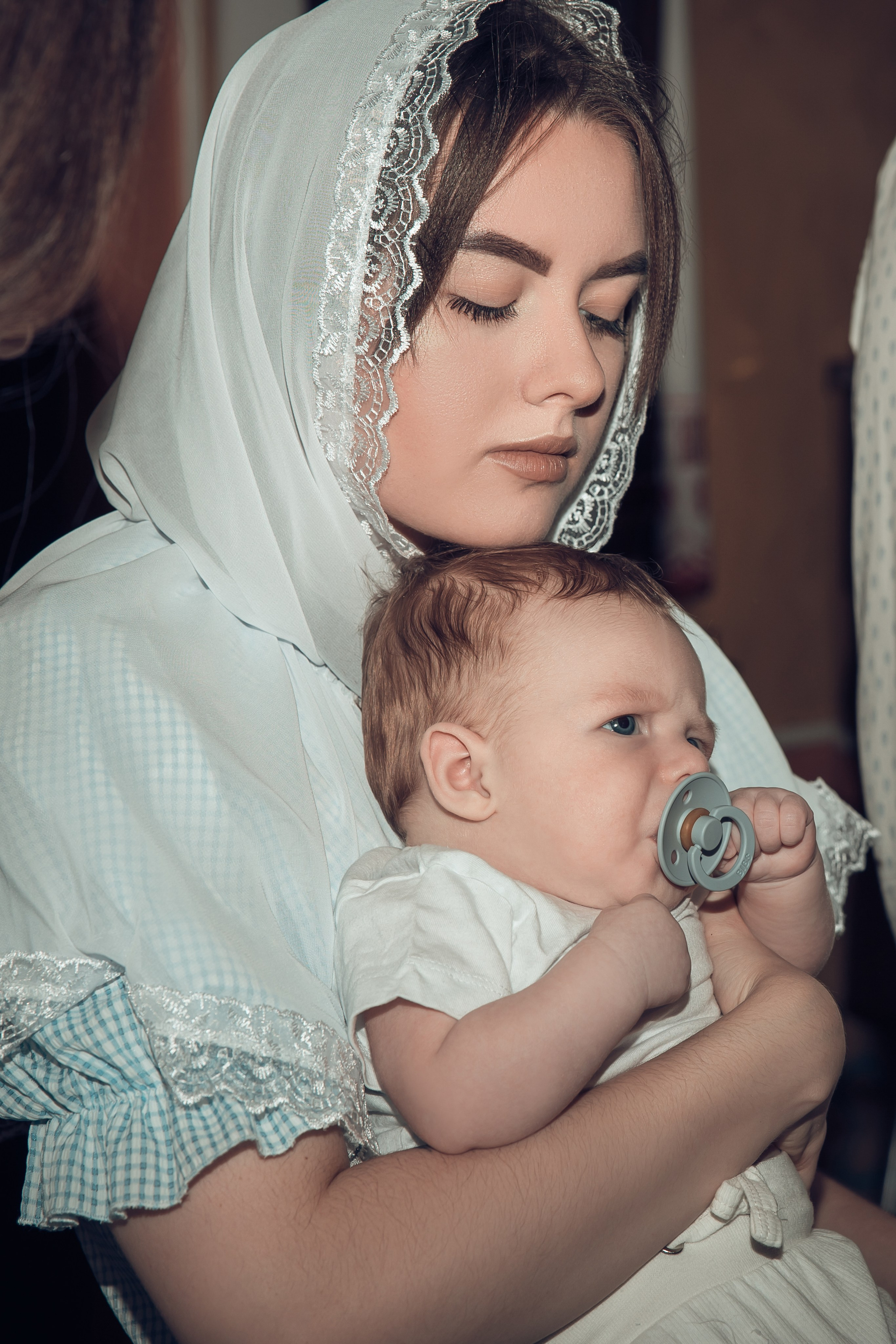 Таинство Крещения Матвея. Спасо-Преображенский храм (Спаса на Яру). Семейный фотограф в Рязани и Рязанской области