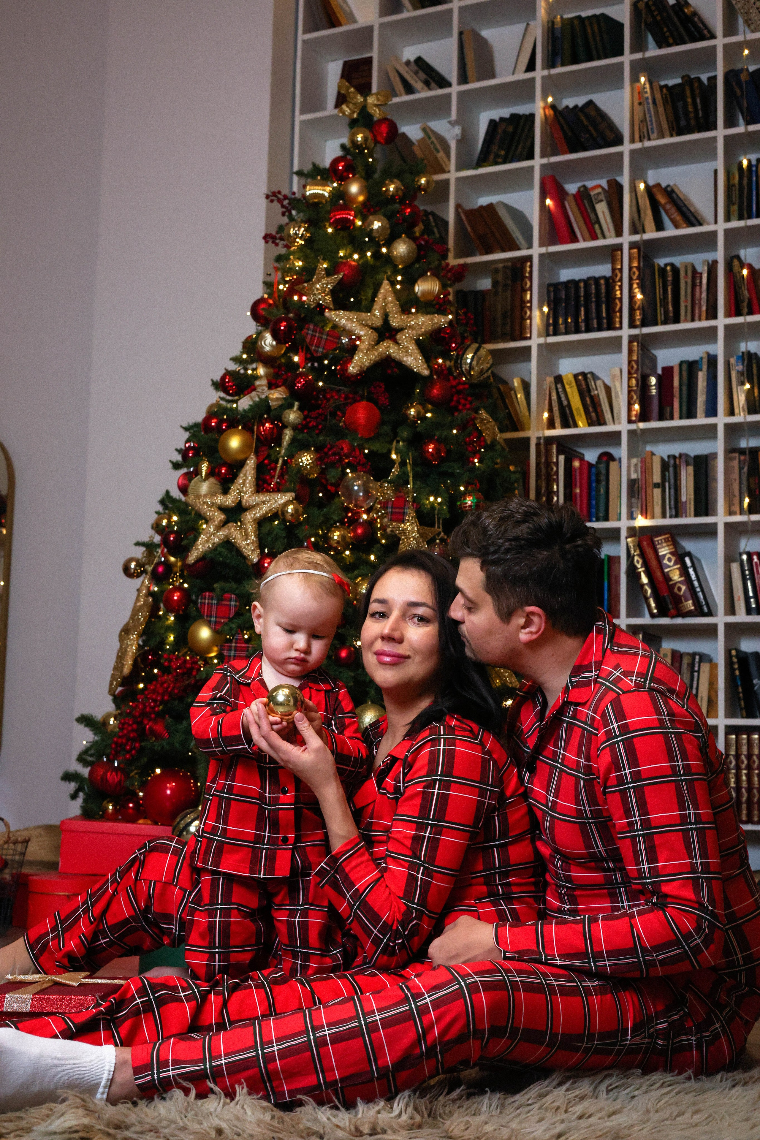 Новогодняя история «Наталья и ее семья». Фотограф в Москве Анастасия Калинина