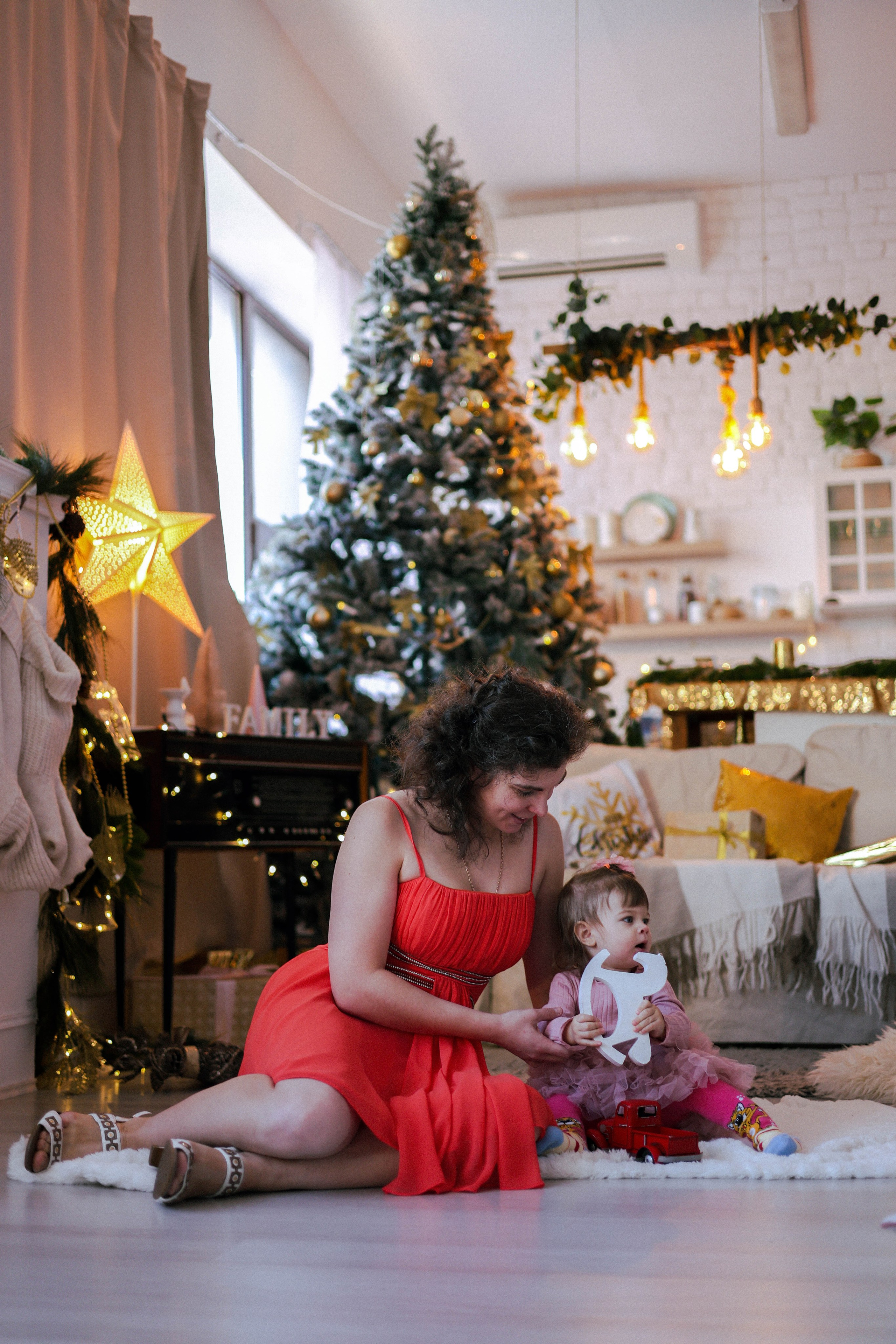 Новогодняя история «Нелля и ее семья». Фотограф в Москве Анастасия Калинина