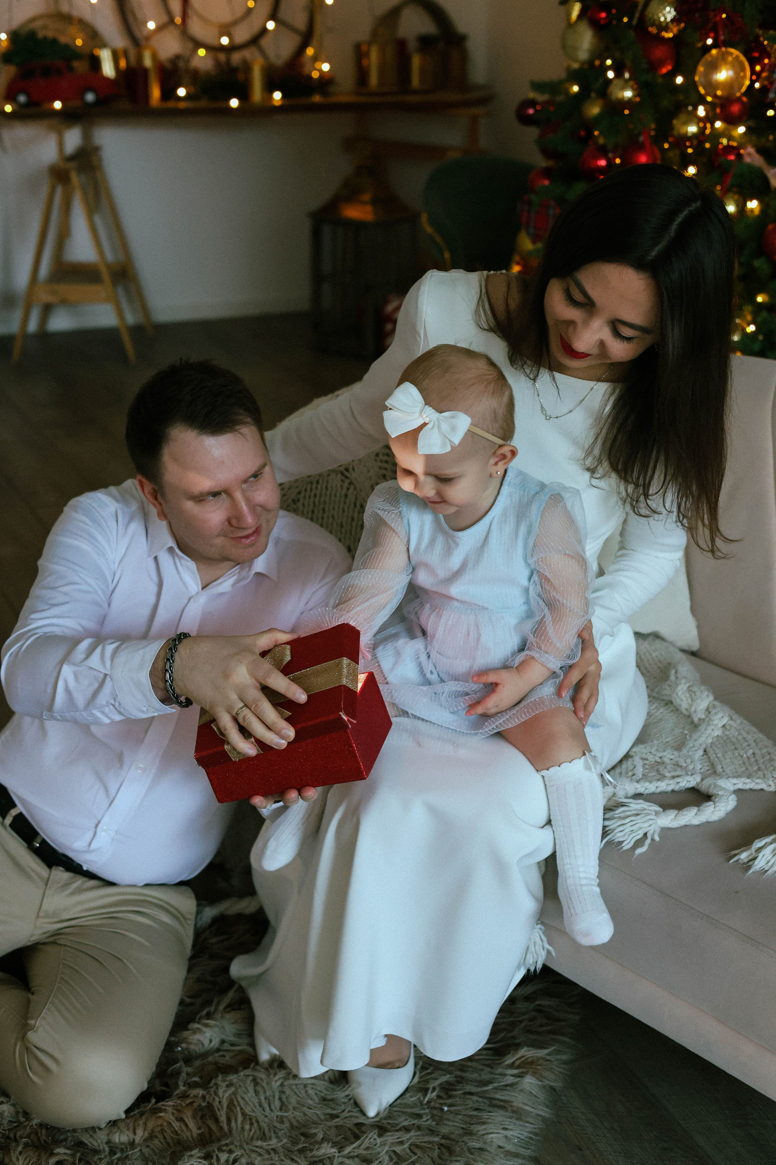 Новогодняя история «Ирина и ее семья». Фотограф в Москве Анастасия Калинина