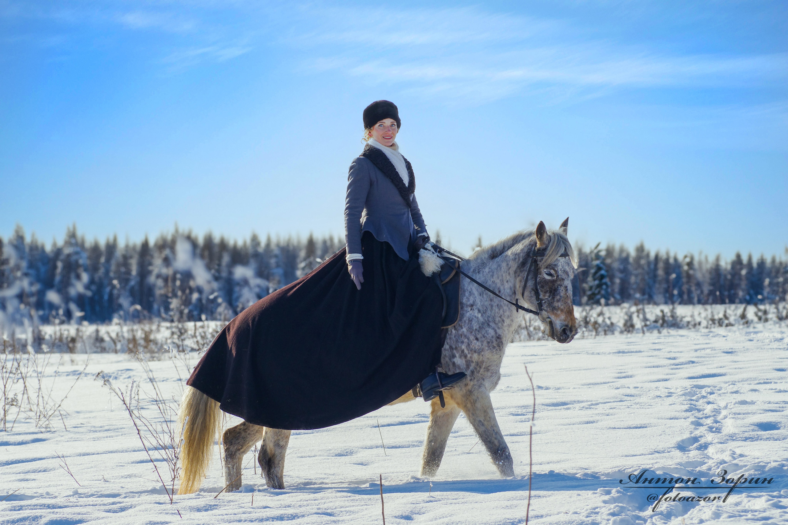 Конная охота. Семейный и детский фотограф Антон Зорин