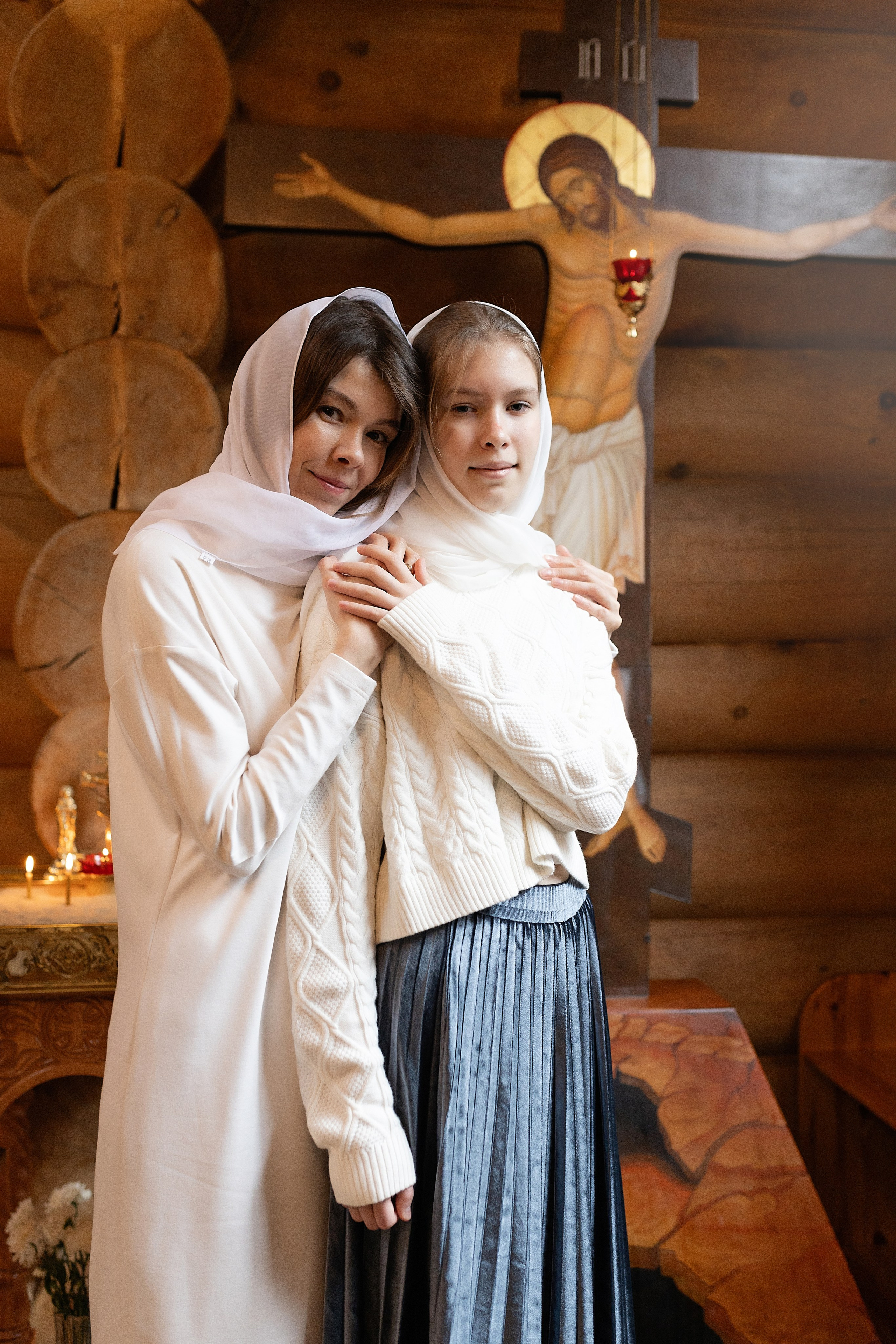 Таинство Крещения Ксении. Фотограф в Железнодорожном и Балашихе