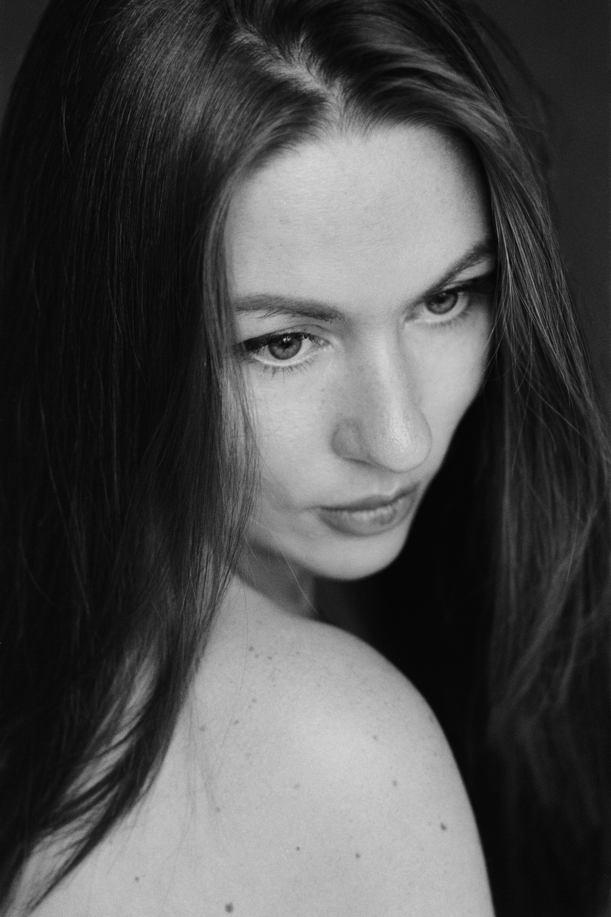 Ч/б фотосессия для Риты