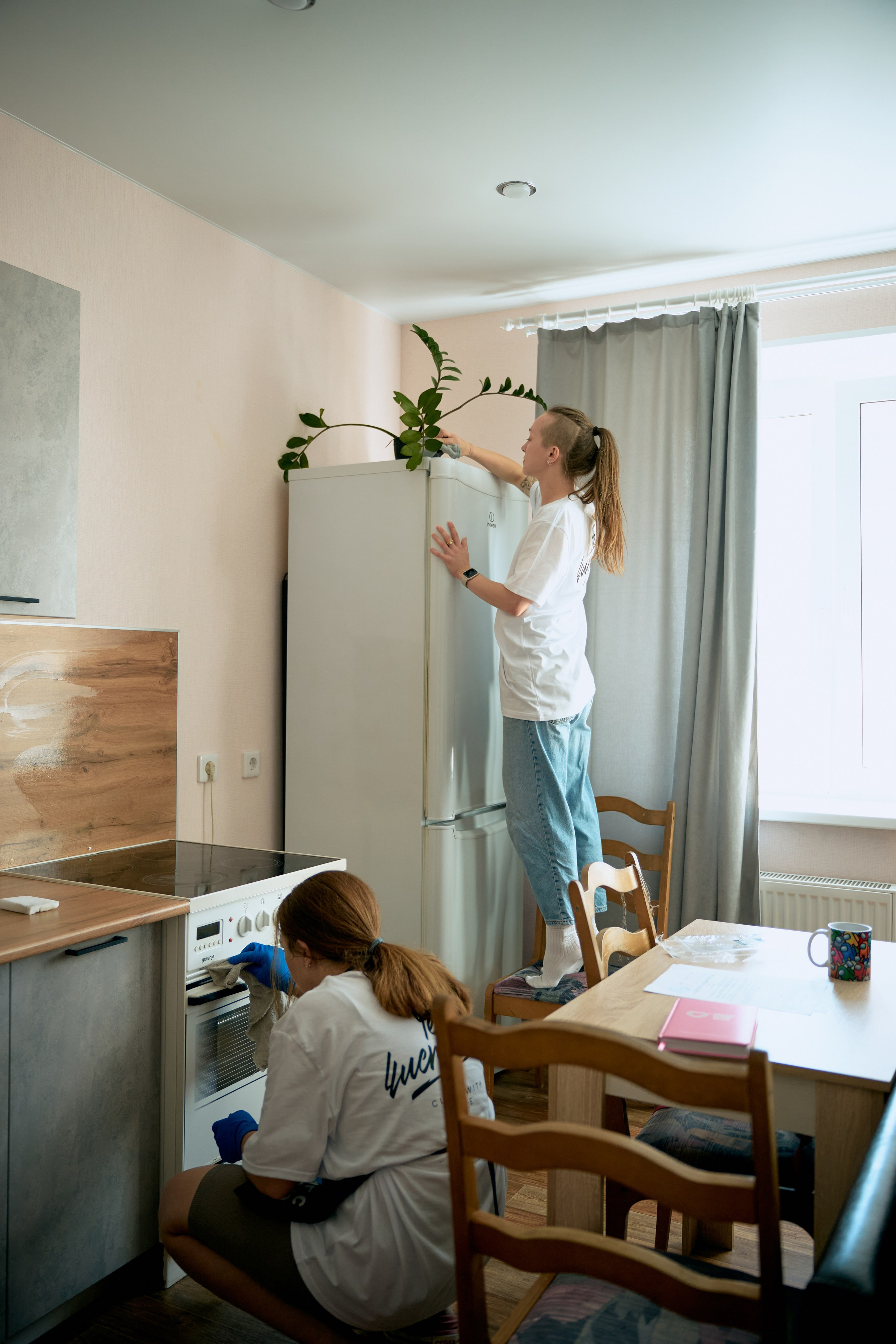 Фотосессия для клининговой компании