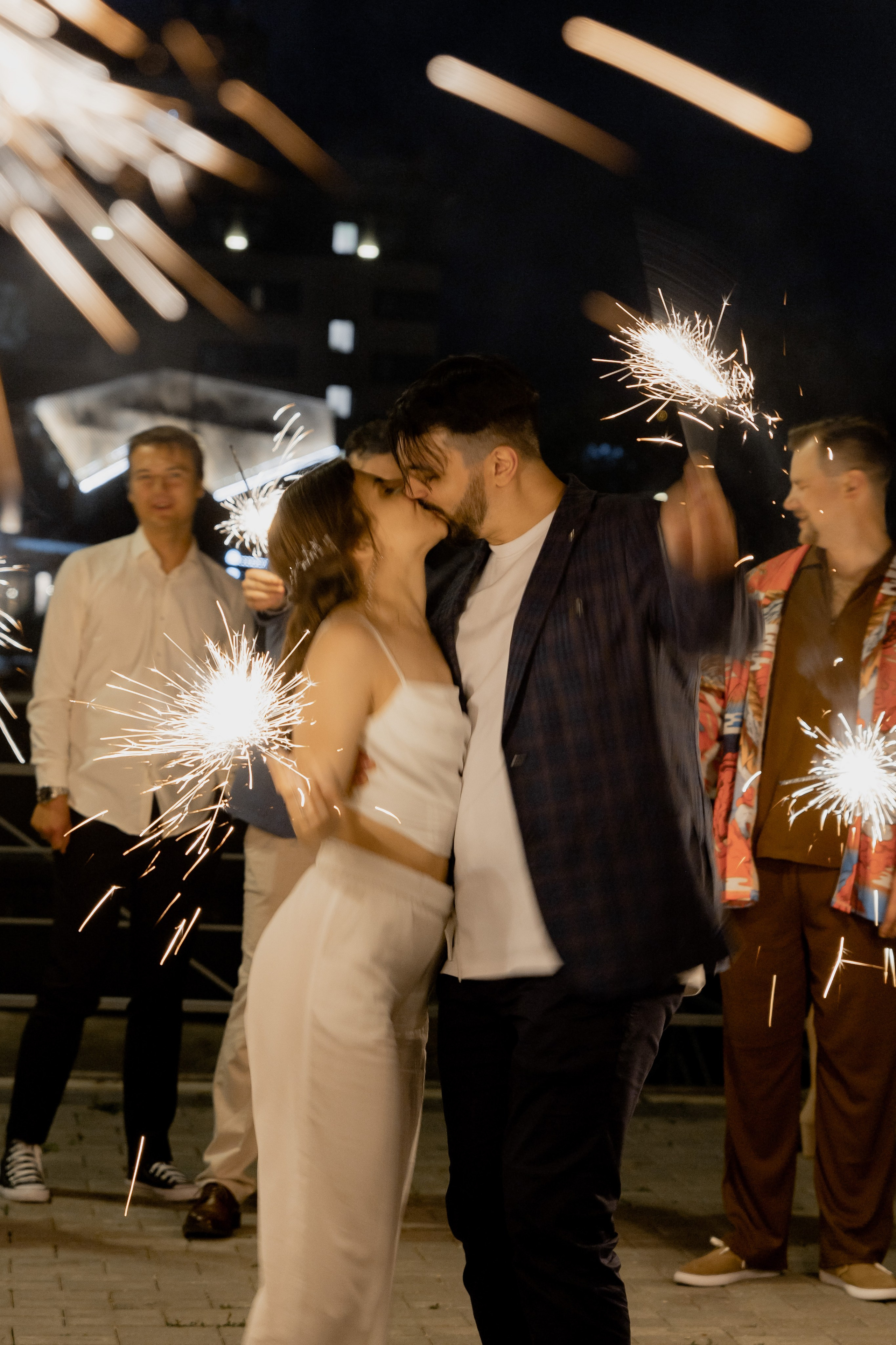 Бенгальские огни. Свадебный фотограф Калининград