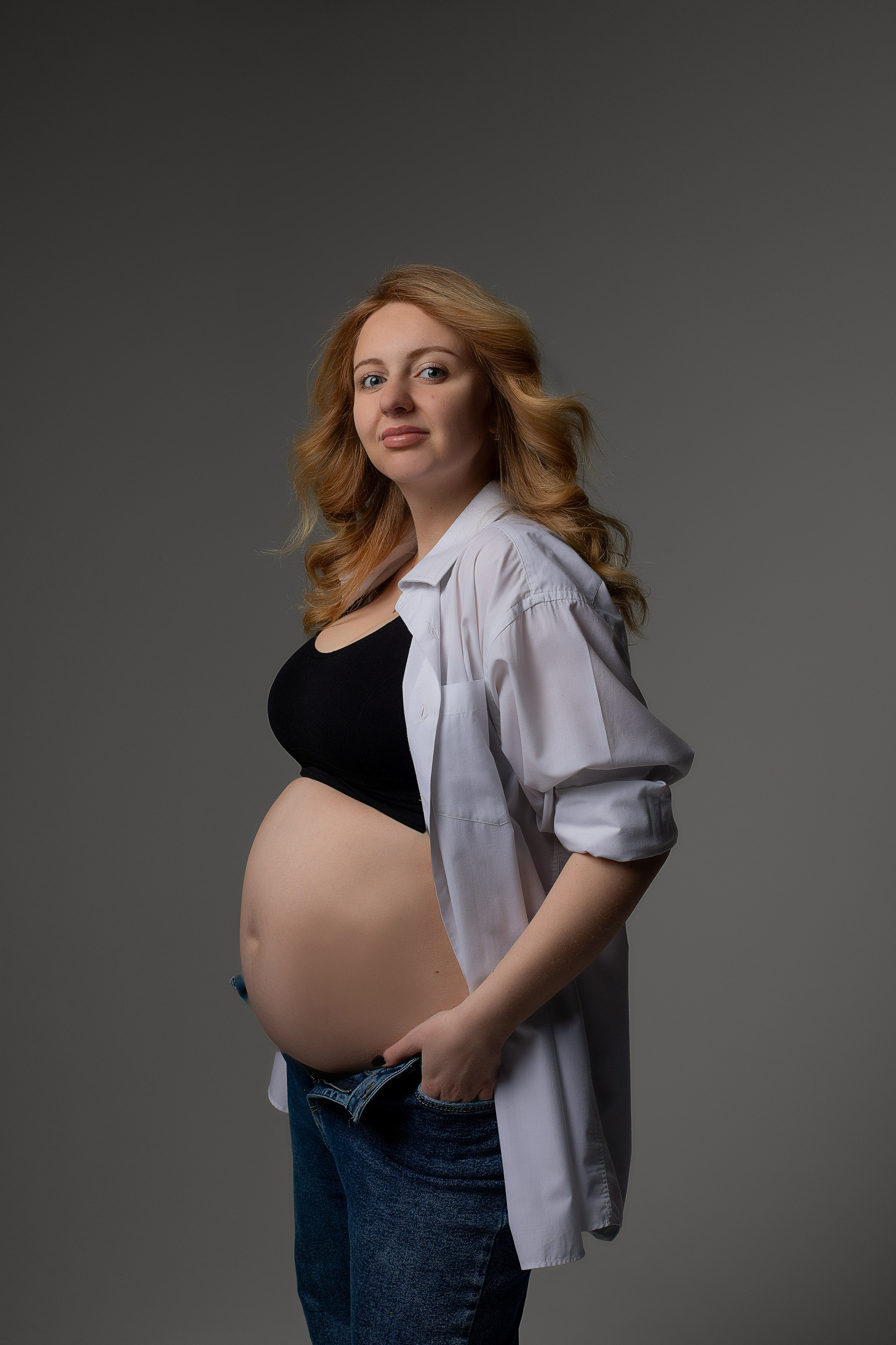 Фотосессия беременности. Фотостудия