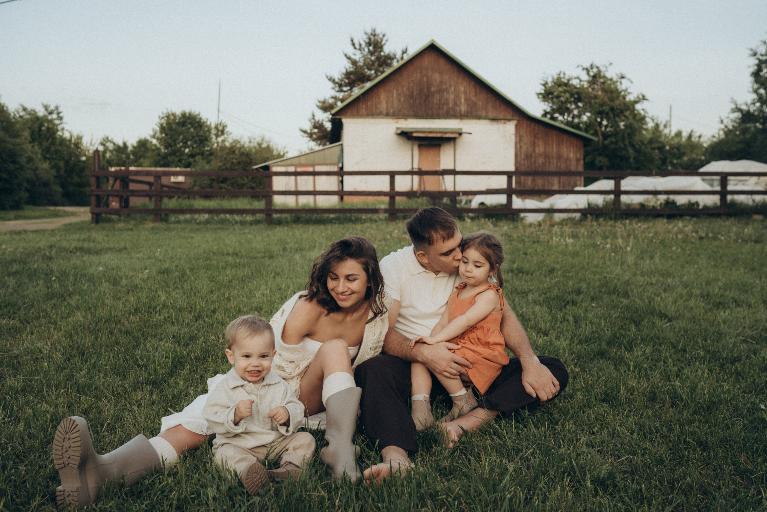 Семья. Закат. Счастье. Семейный фотограф в Москве Елена Гильманова