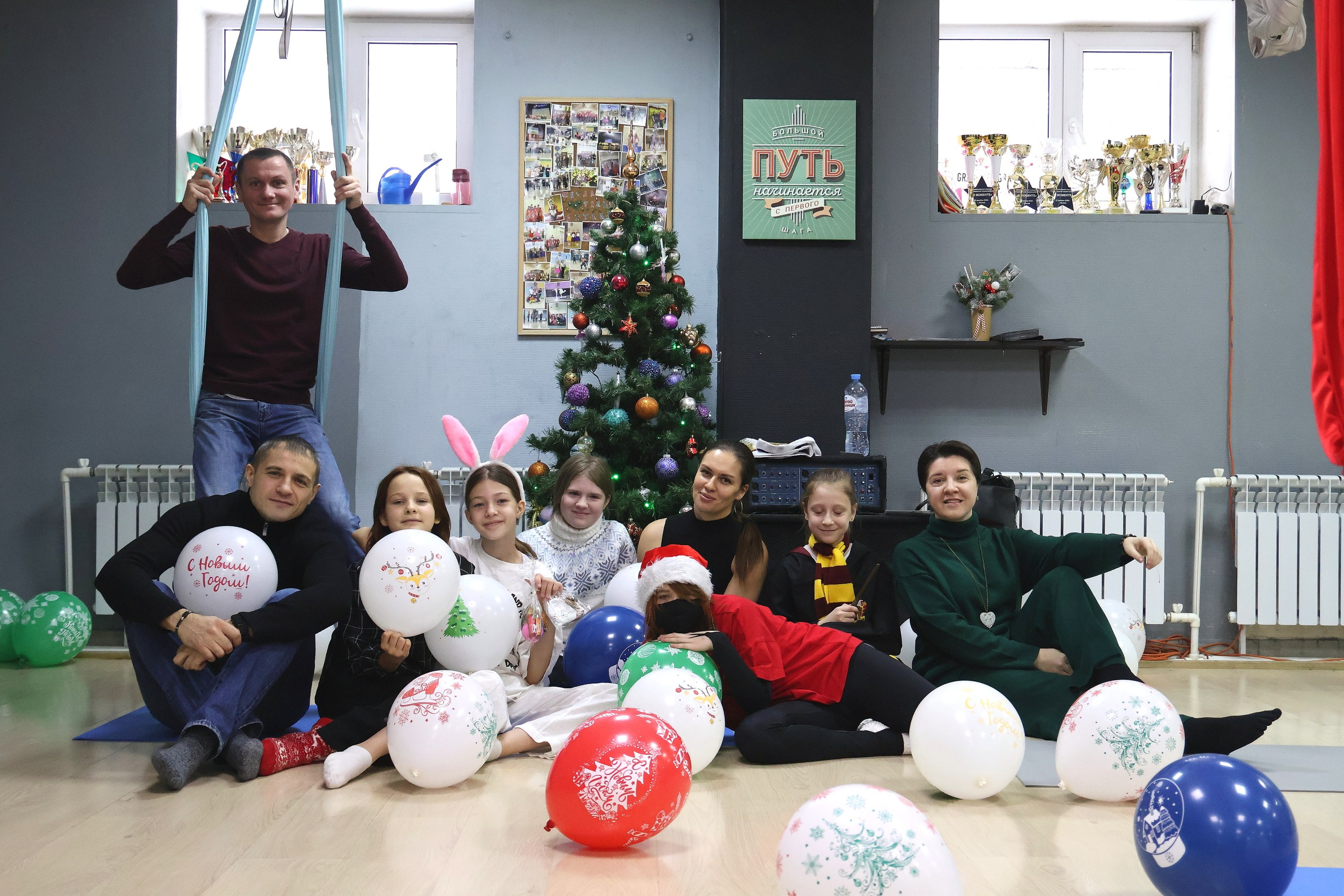 Открытый урок «Фитнес в гамаках». Спортивный и репортажный фотограф Ермакова Светлана