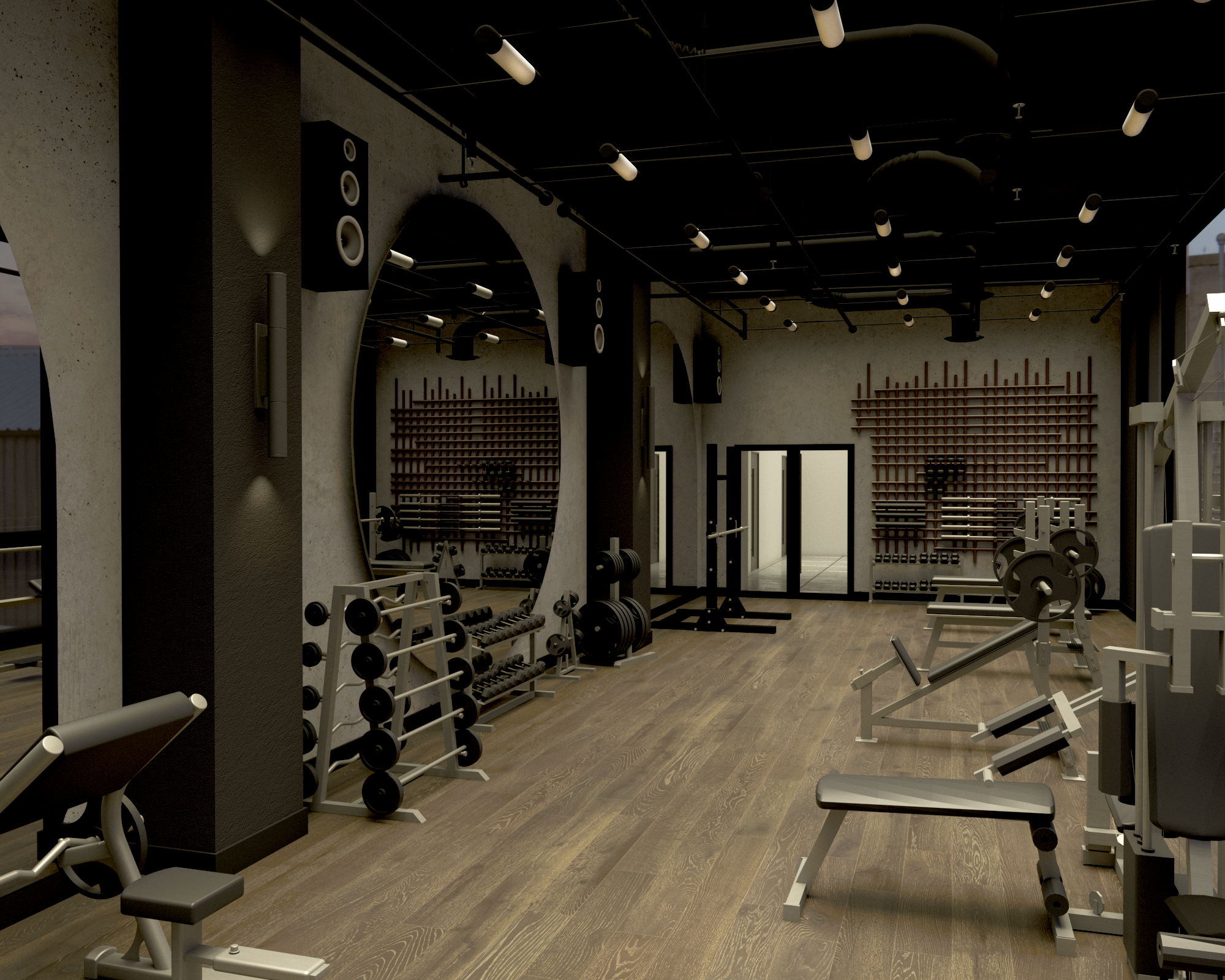 Визуализации спортзал. Обо мне
