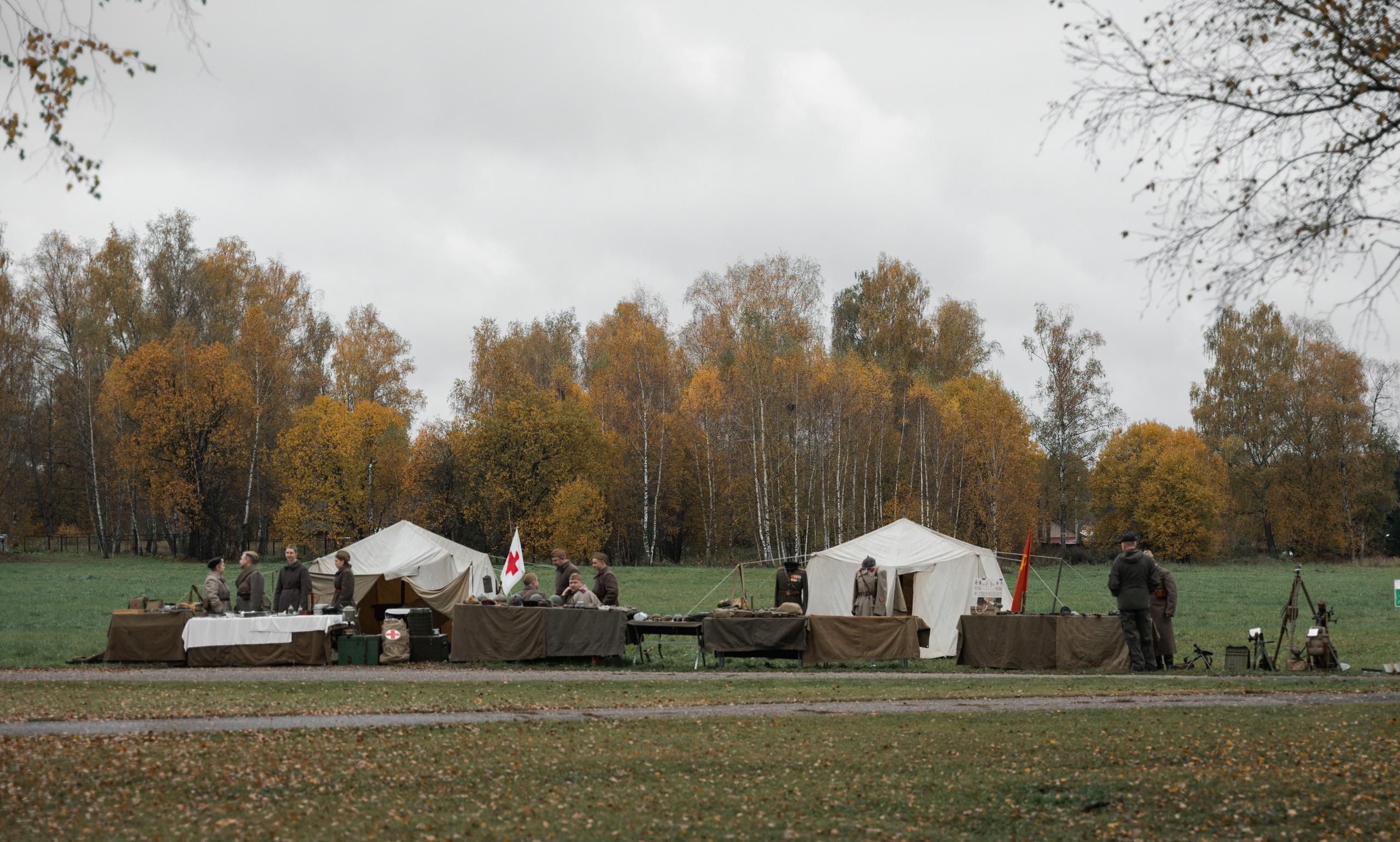 «Москва за нами» — реконструкция битвы в Подмосковье, п. Бородино. Свадебный фотограф Виктория Баталина