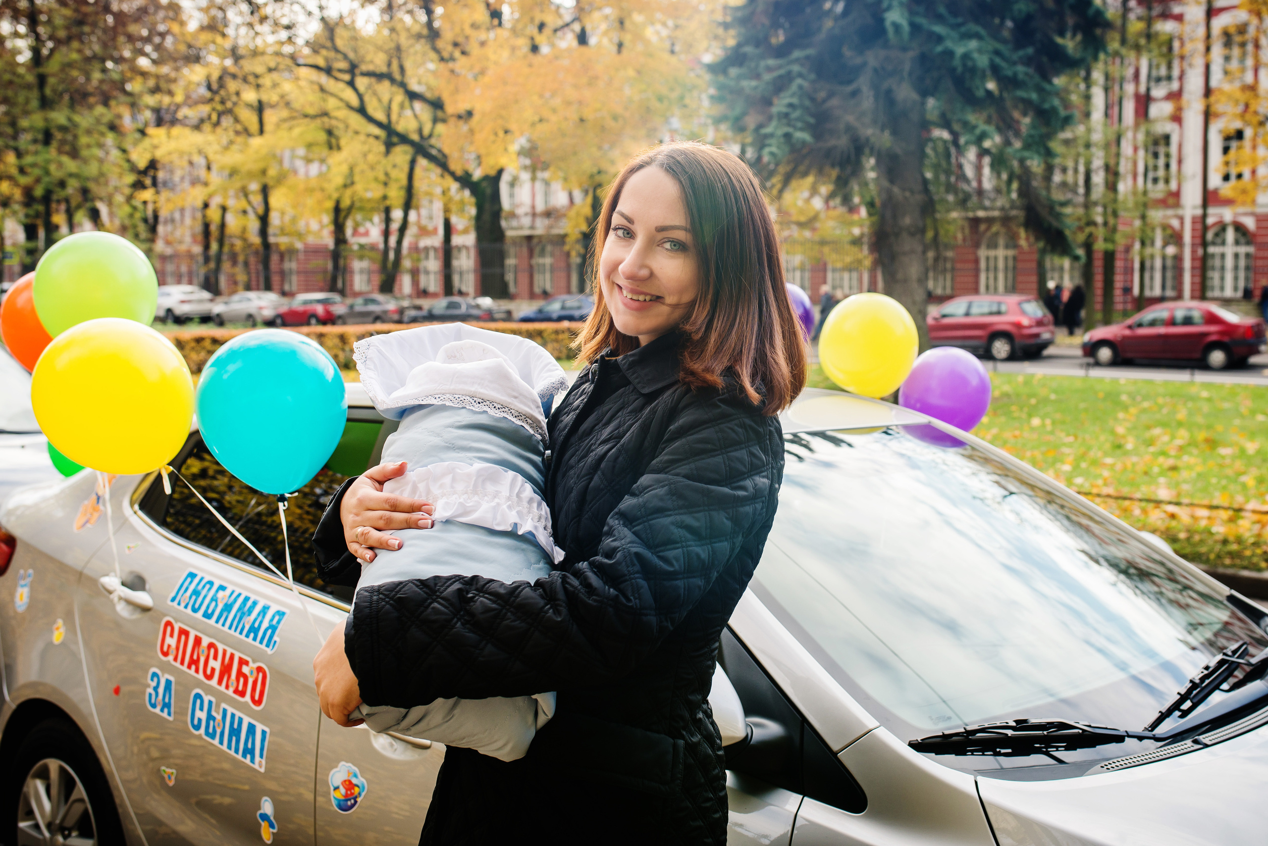 Выписка из роддома. Семейный и детский фотограф в Санкт-Петербурге Анна Бубнова