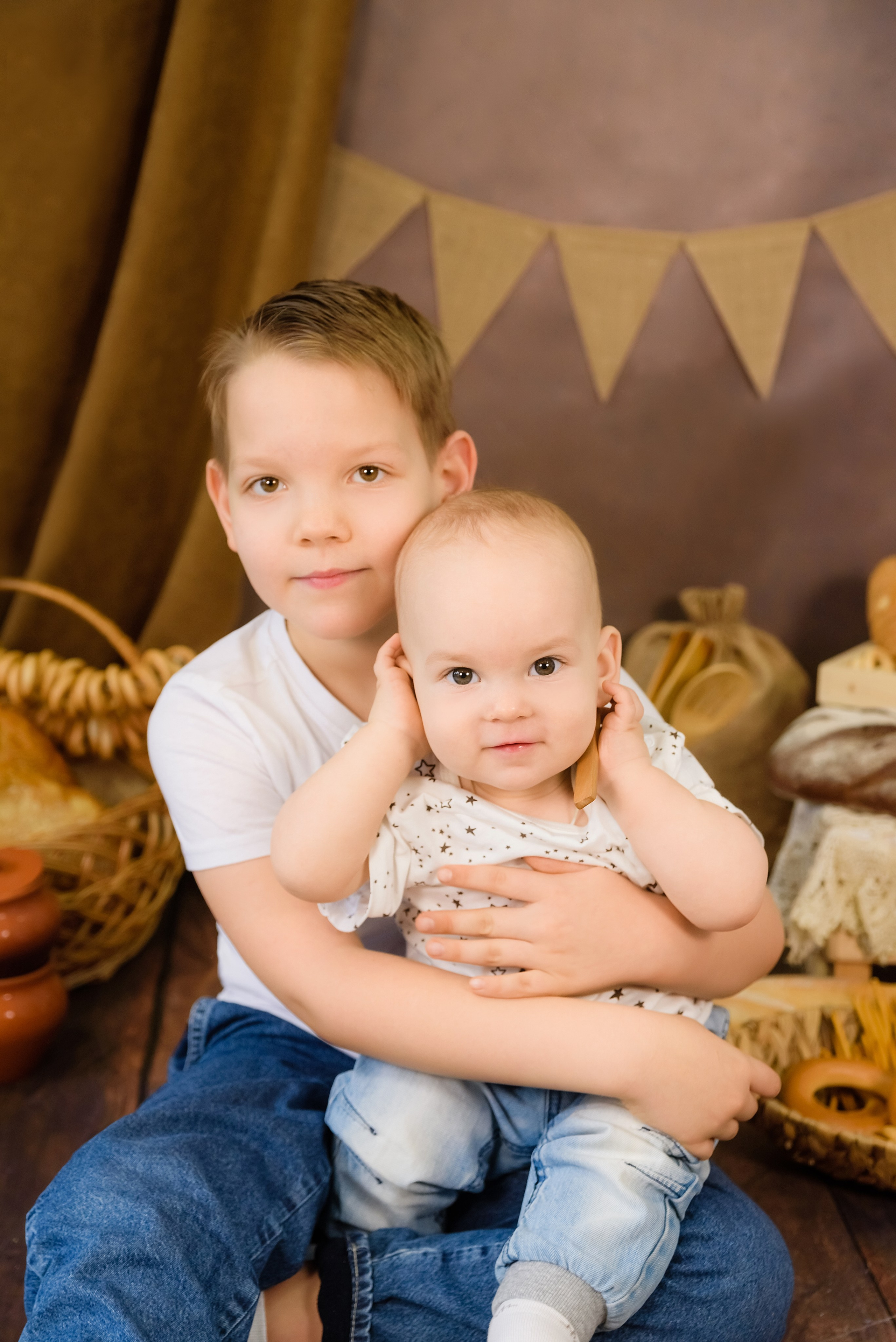 «Маленький пекарь» Саша 1 годик. Детский Фотограф |Фотограф на годик в Брянске Ирина Романова