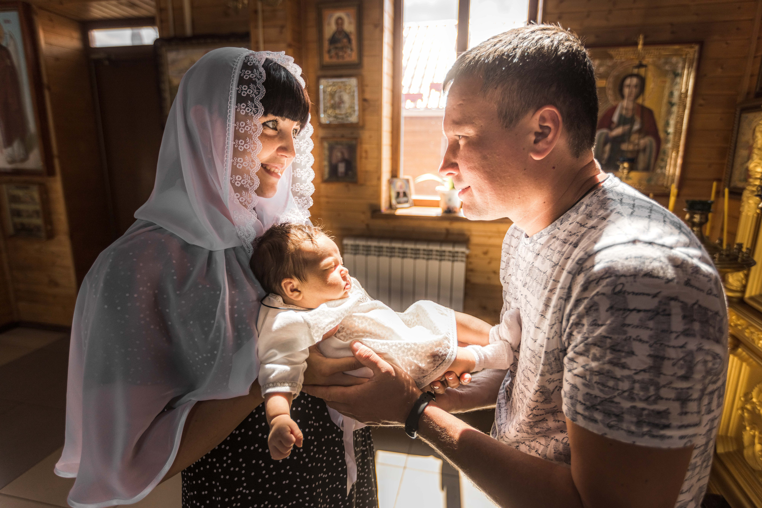 Крещение Валерии. Свадебный, семейный и детский фотограф в Алексеевке Анастасия Ковальчу
