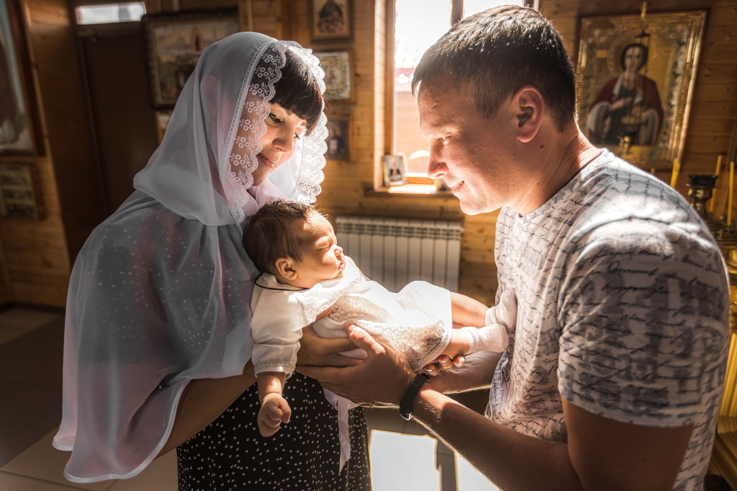 Крещение Валерии. Свадебный, семейный и детский фотограф в Алексеевке Анастасия Ковальчу