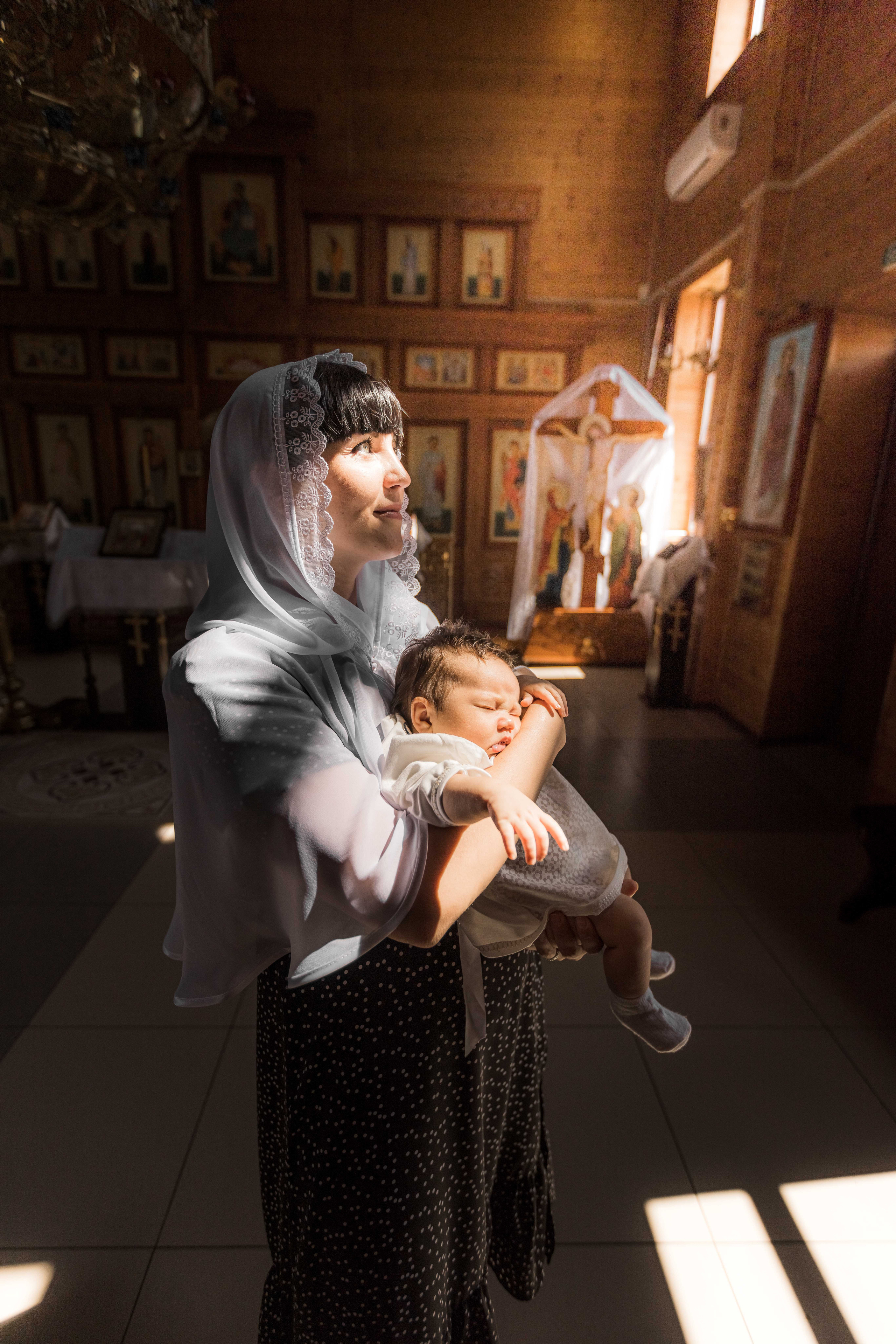 Крещение Валерии. Свадебный, семейный и детский фотограф в Алексеевке Анастасия Ковальчу