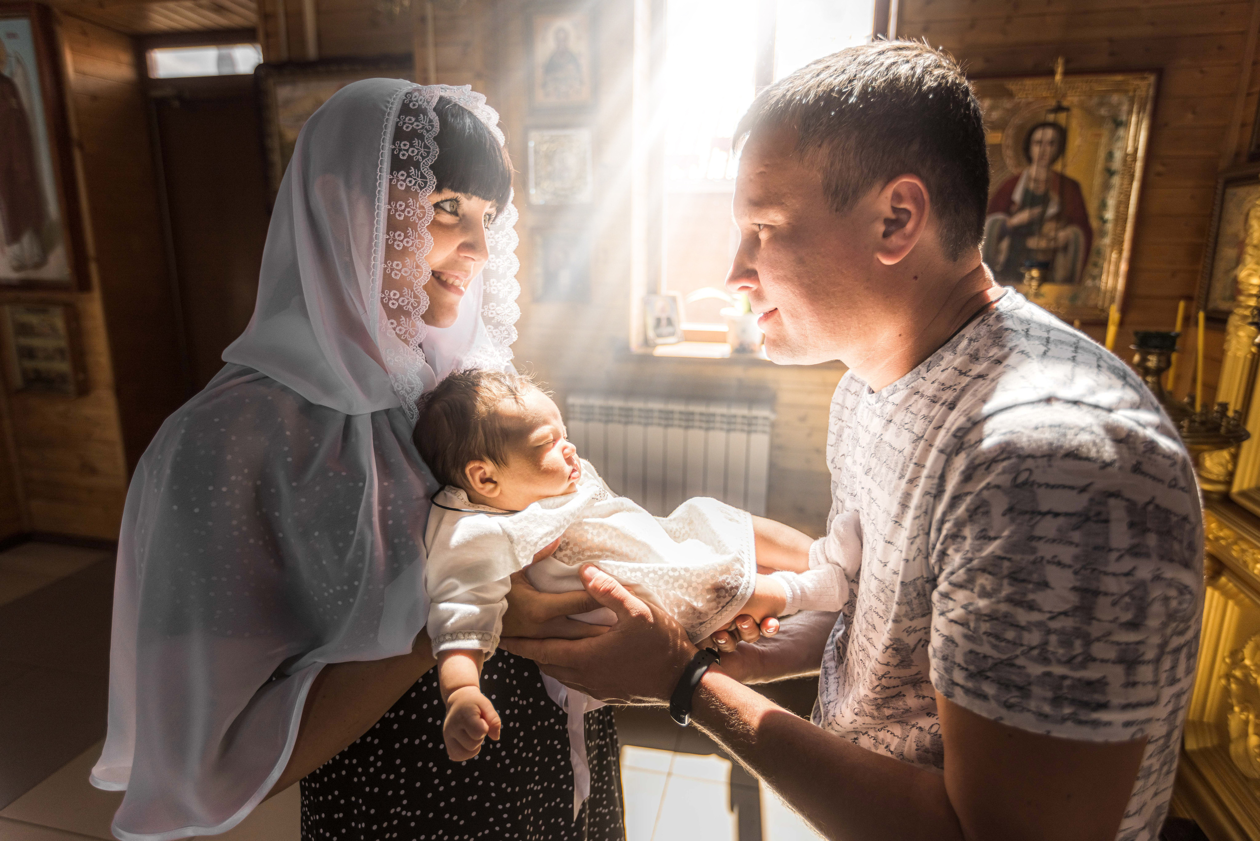 Крещение Валерии. Свадебный, семейный и детский фотограф в Алексеевке Анастасия Ковальчу