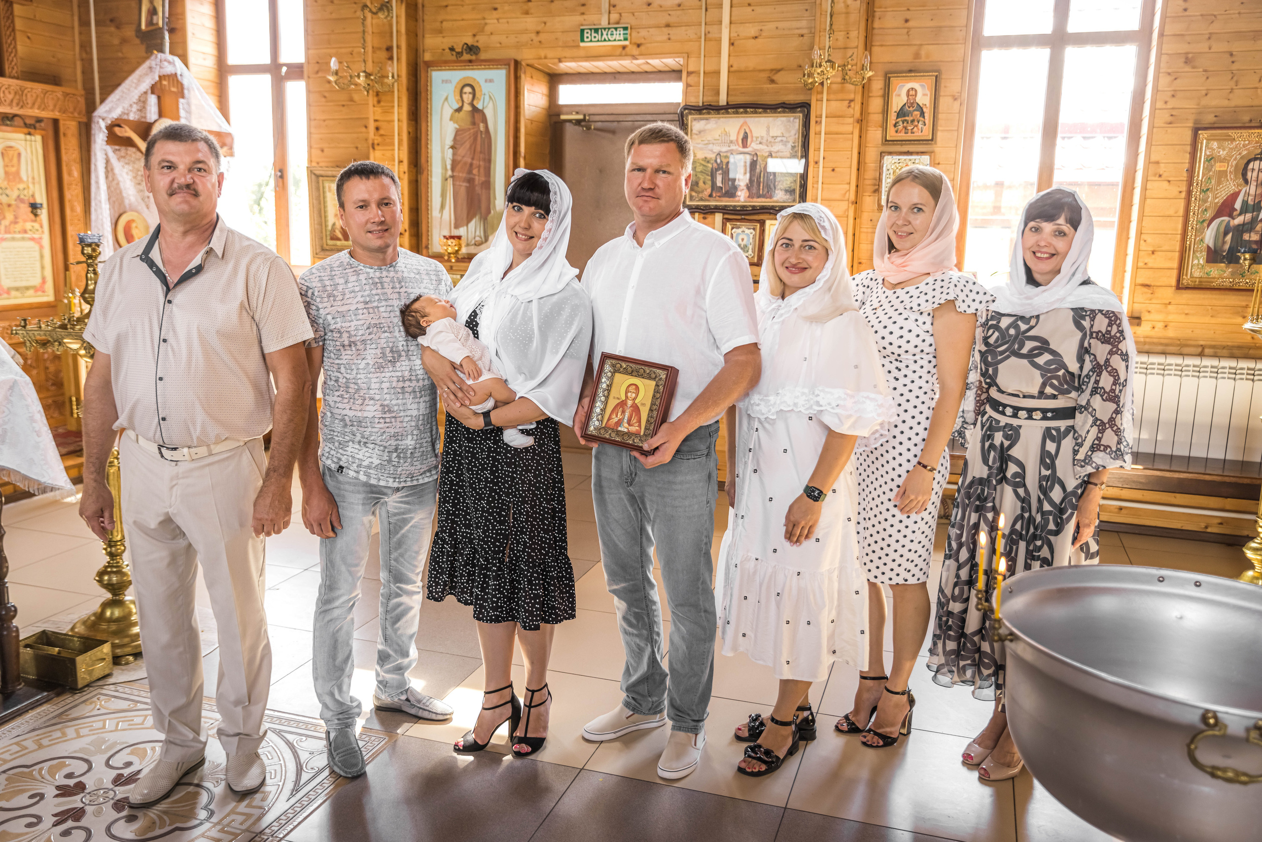 Крещение Валерии. Свадебный, семейный и детский фотограф в Алексеевке Анастасия Ковальчу