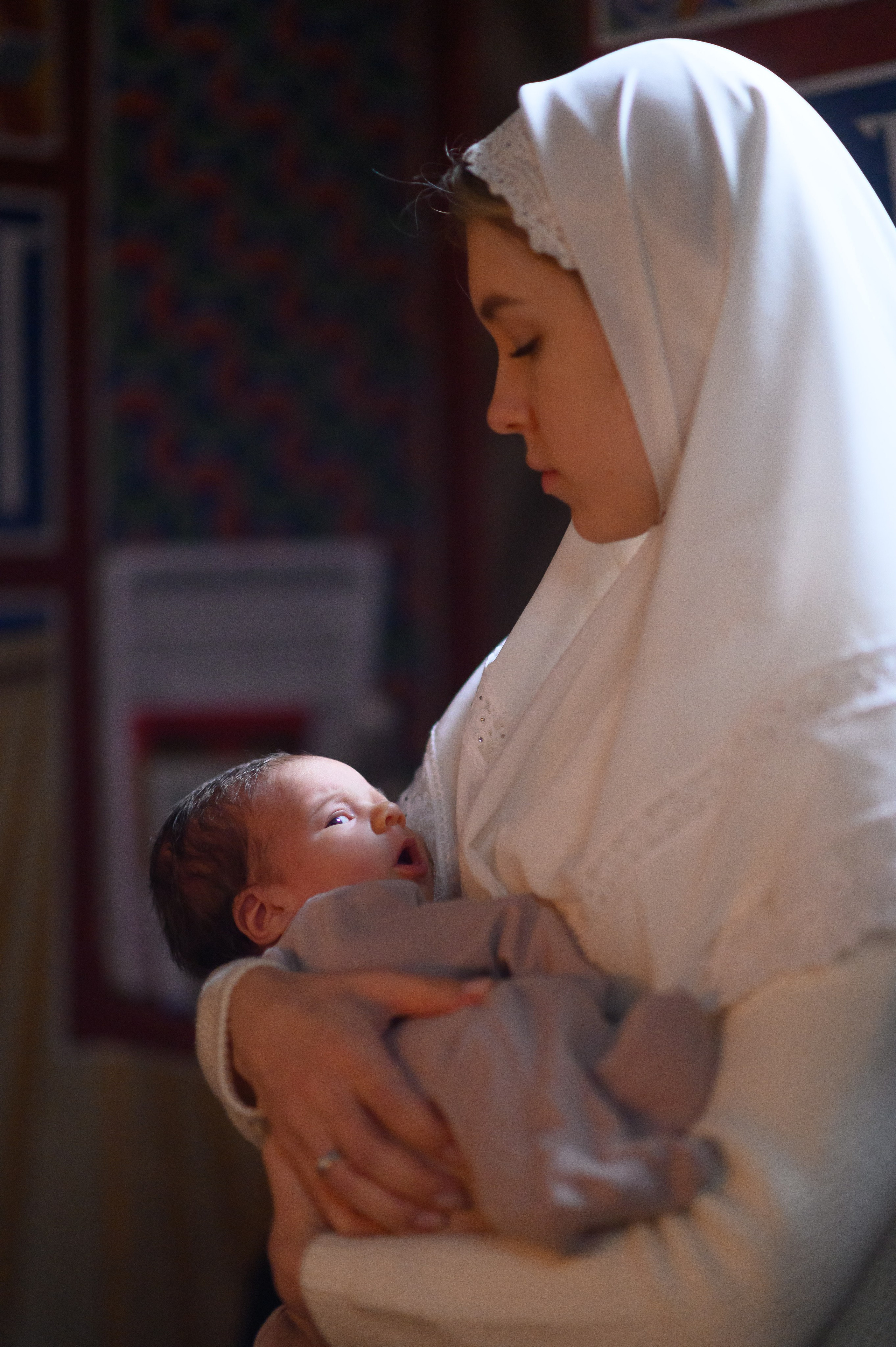 Крещение в Старообрядческом храме (Москва). Семейный и свадебный фотограф в Санкт-Петербурге Серафима Смирнова