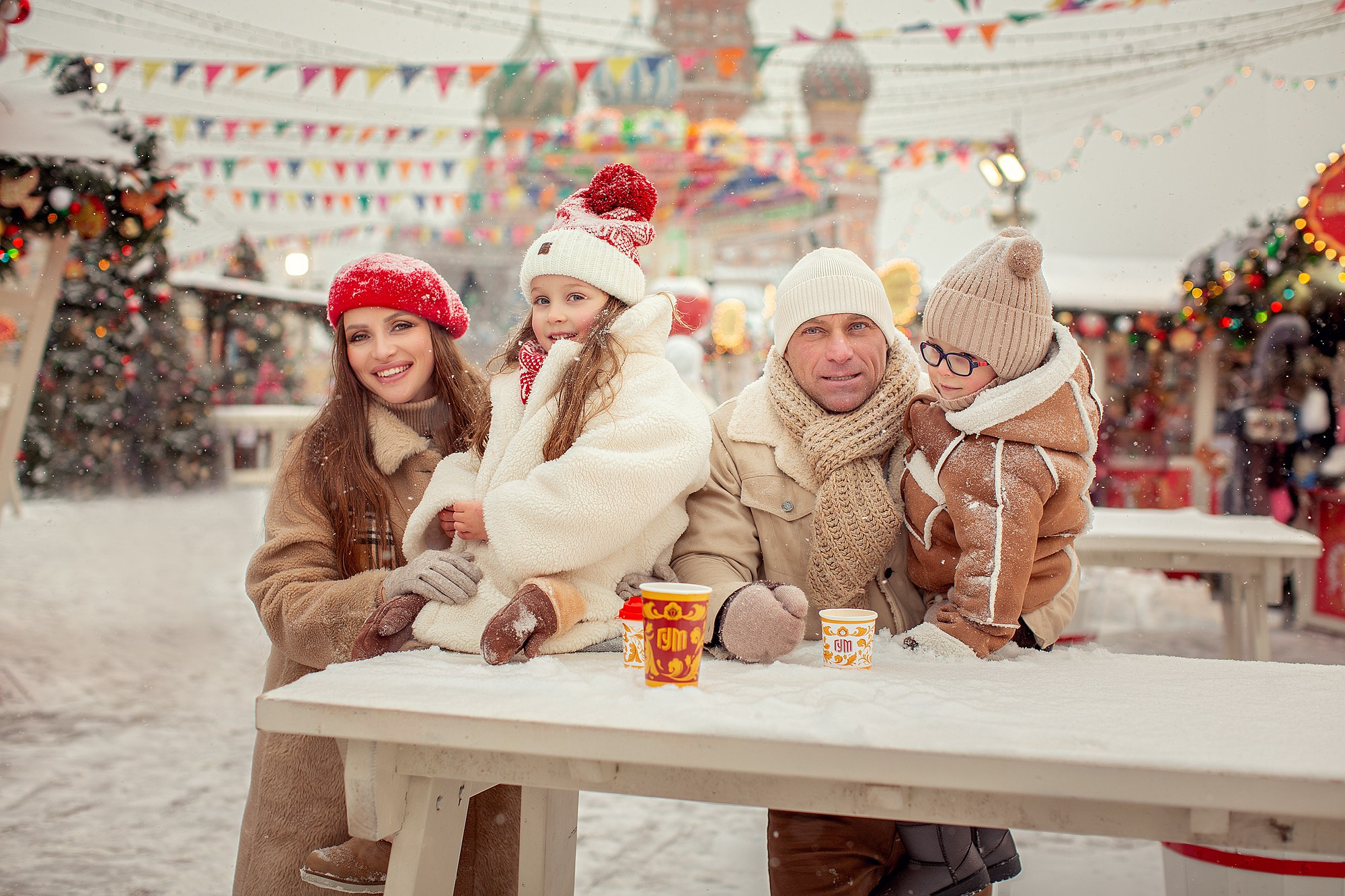 Веселая семейная Фотосессия на новогодней ярмарке. Tatyana Nadezhdina Family photographer