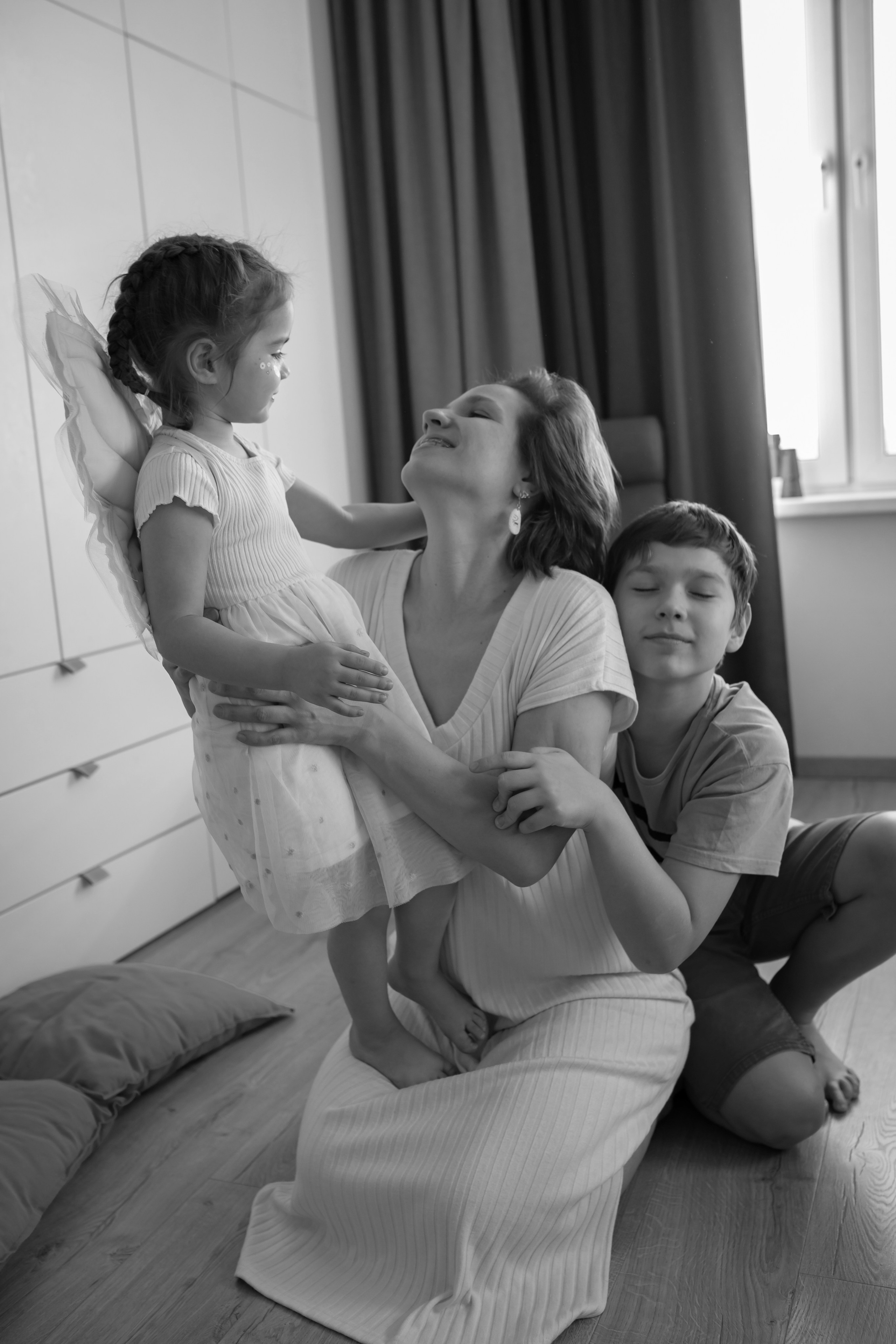 Александра, Максим, Евгений и Ксюша. Семейный и детский фотограф в Москве Дорогова Екатерина