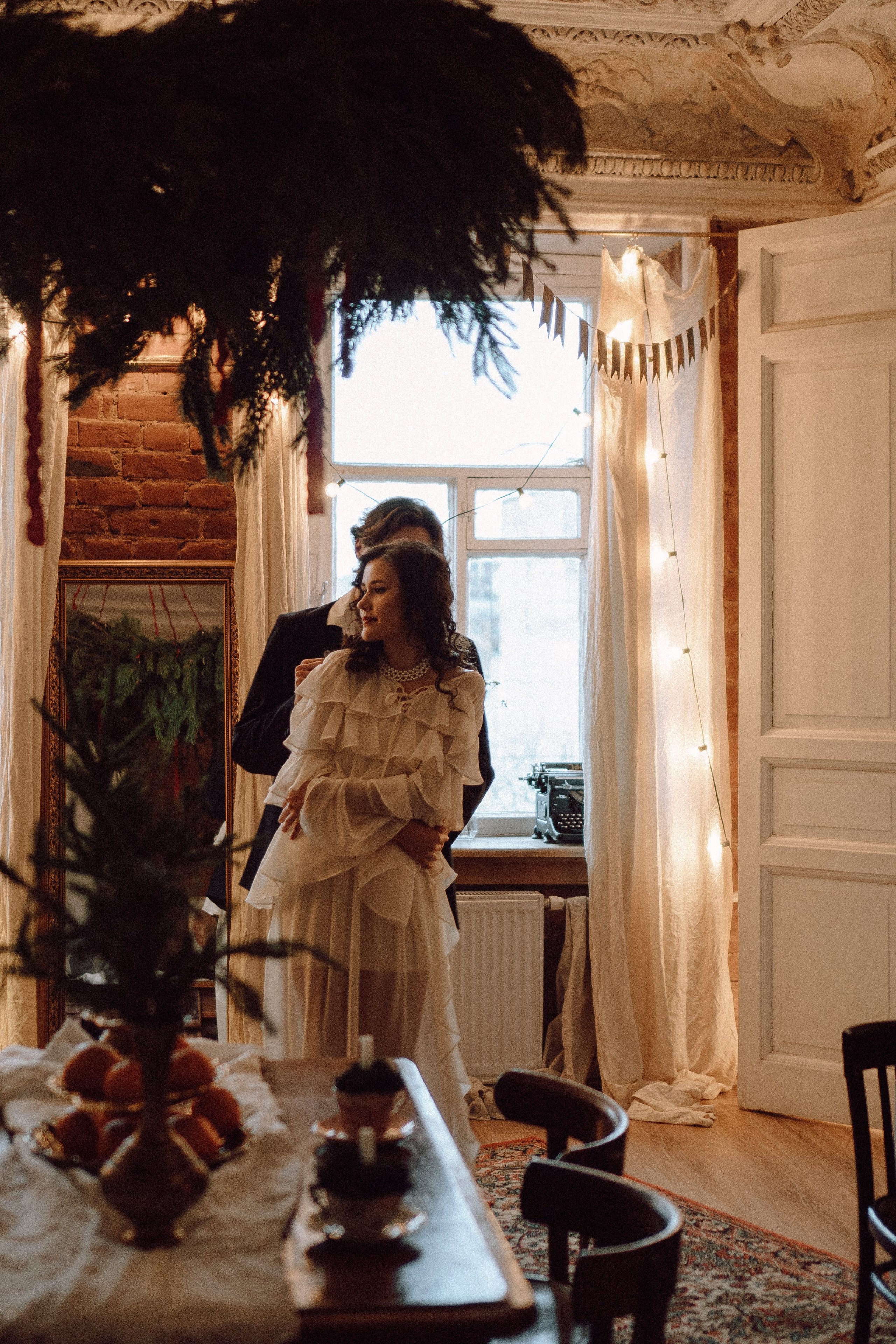 УТРО ЖЕНИХА И НЕВЕСТЫ В ФОТОСТУДИИ И ОСНОВНАЯ ФОТОСЕСИСИЯ ЗИМОЙ. Профессиональный фотограф, Санкт-Петербург — Виктория Богомолова