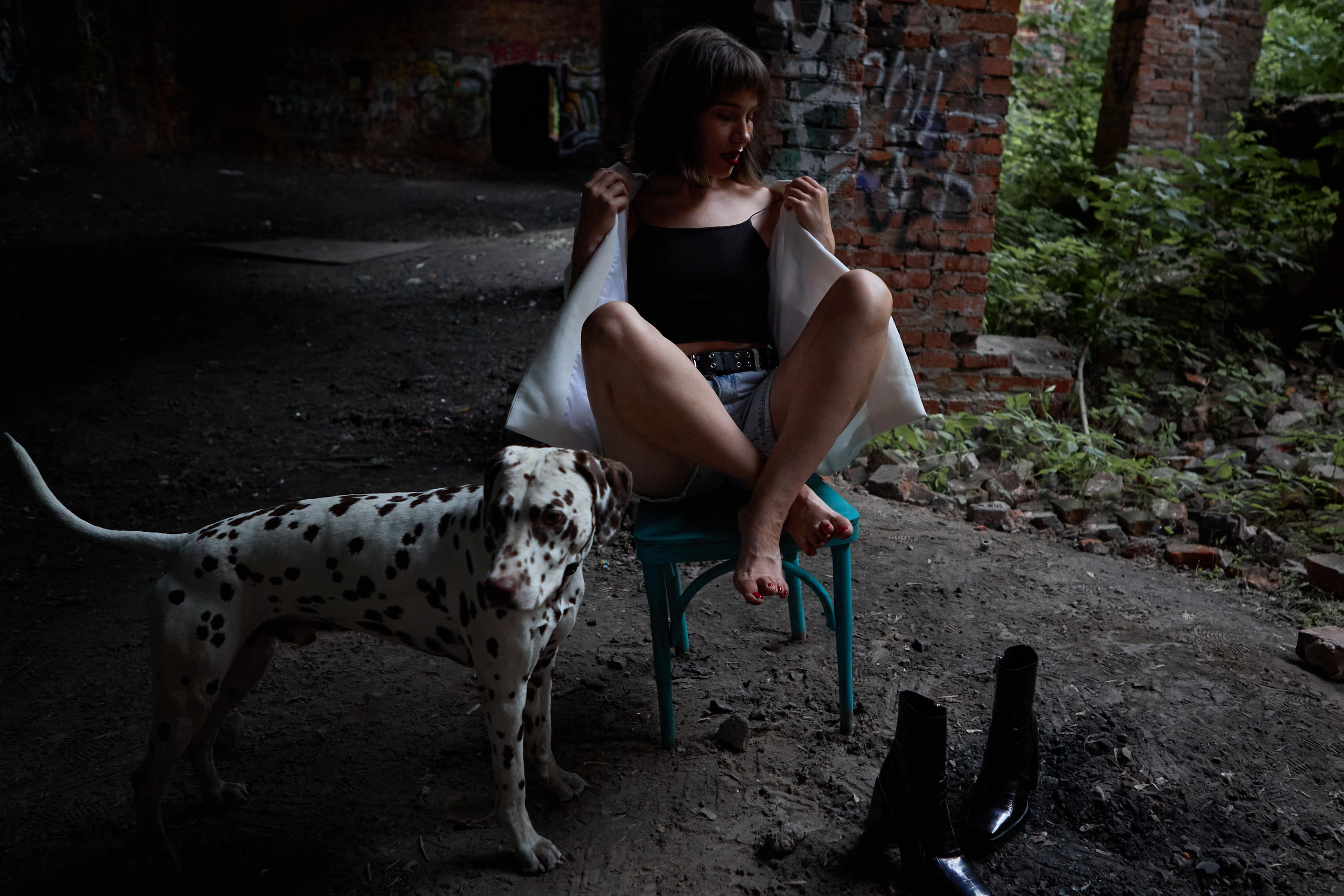 фотосессия на заброшке в подольске