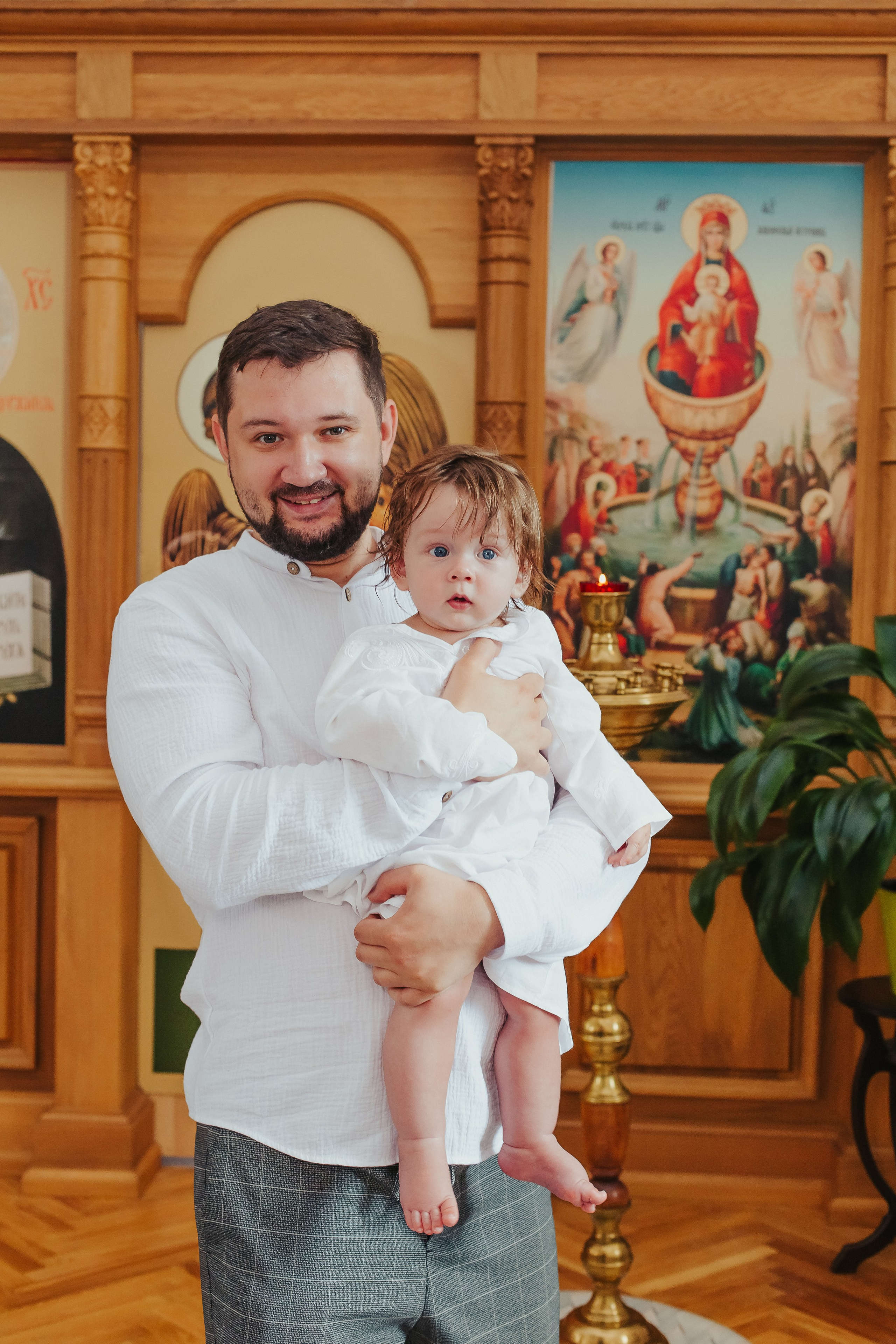 Фотосъемка Крещения ребенка. Фотограф новорожденных и детский в Сергиевом Посаде Кругликова Юлия