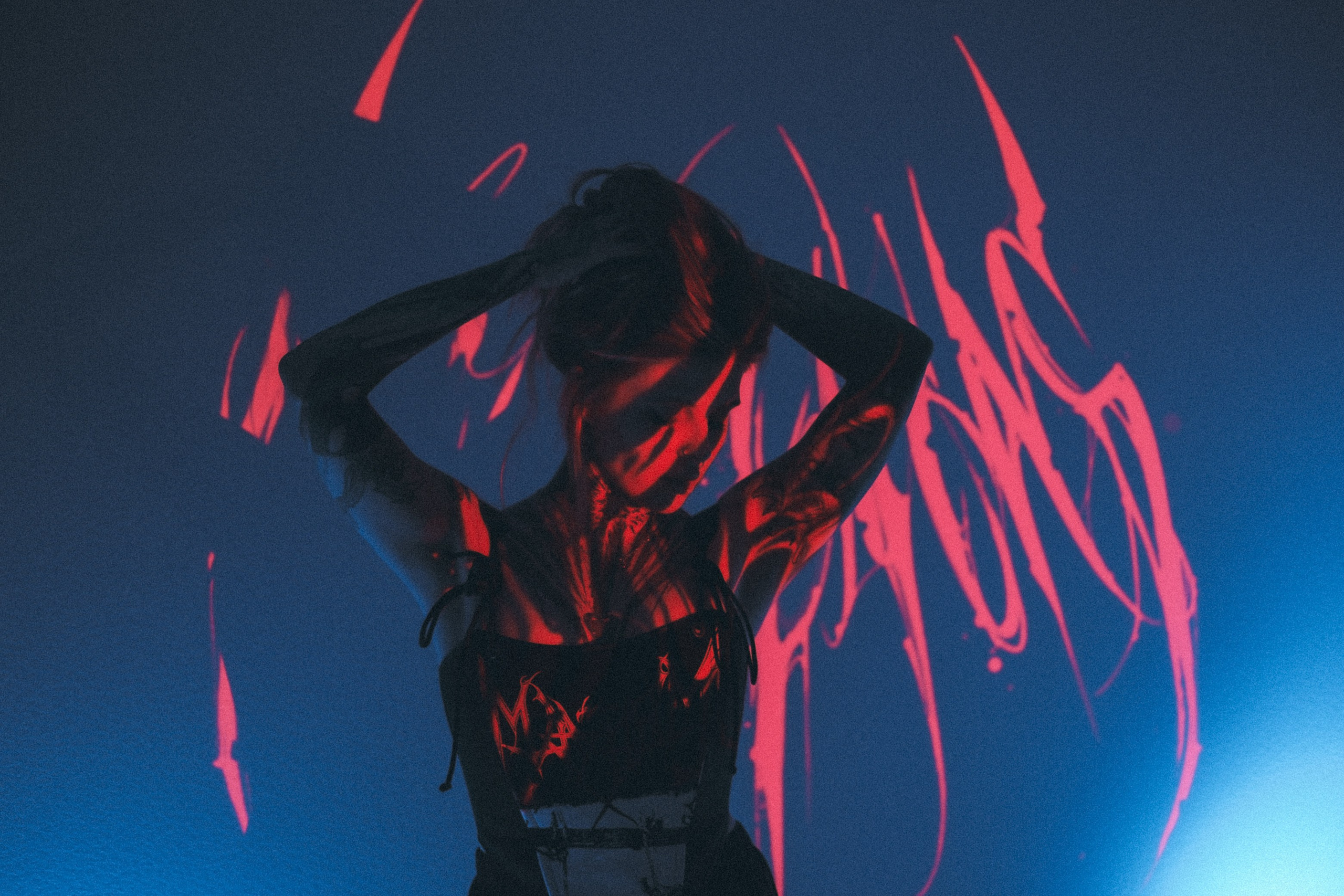 Съемка с проектором