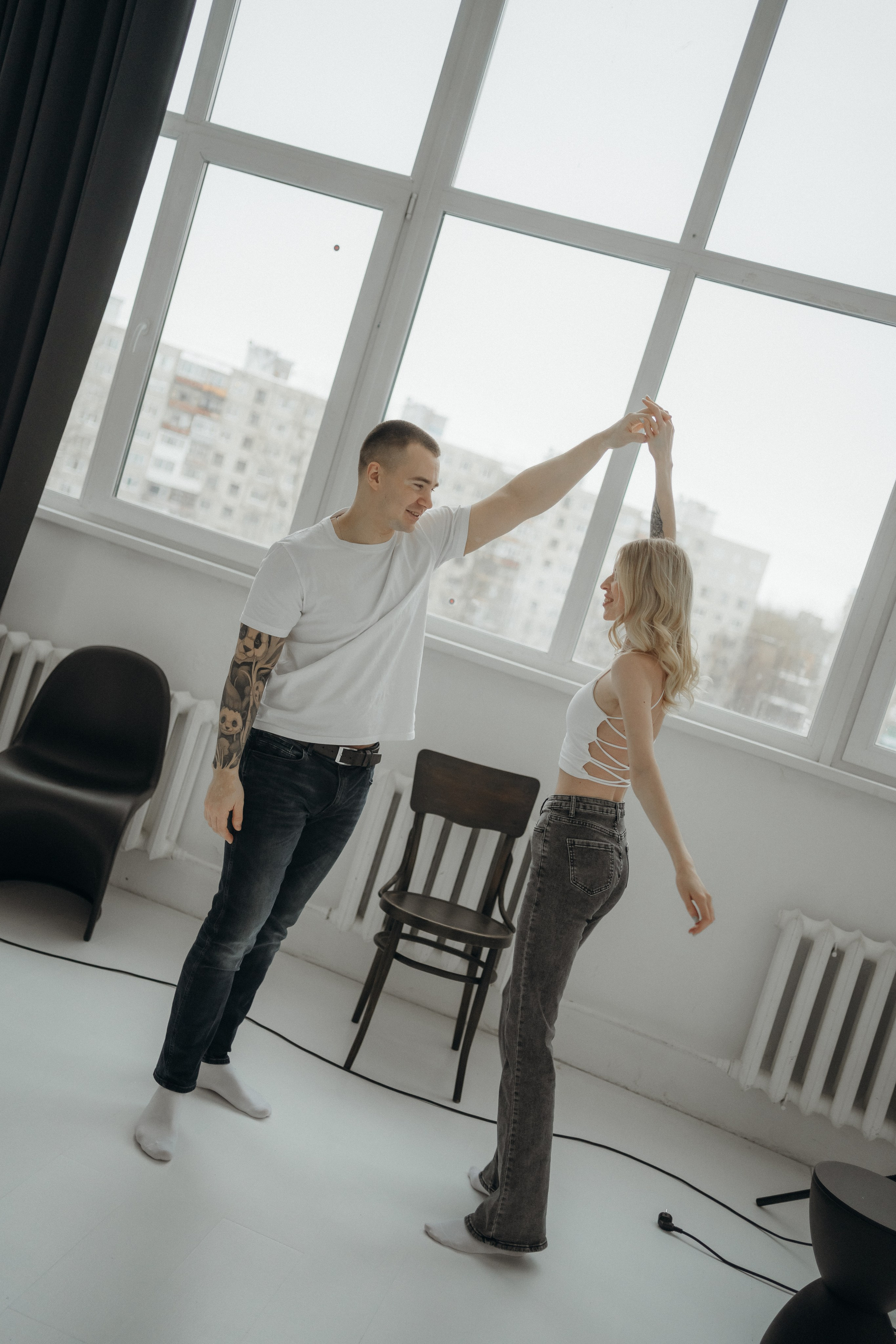 Парная фотосессия в студии в Архангельске. Портретный и свадебный фотограф в Архангельске Елизавета Стрекаловская