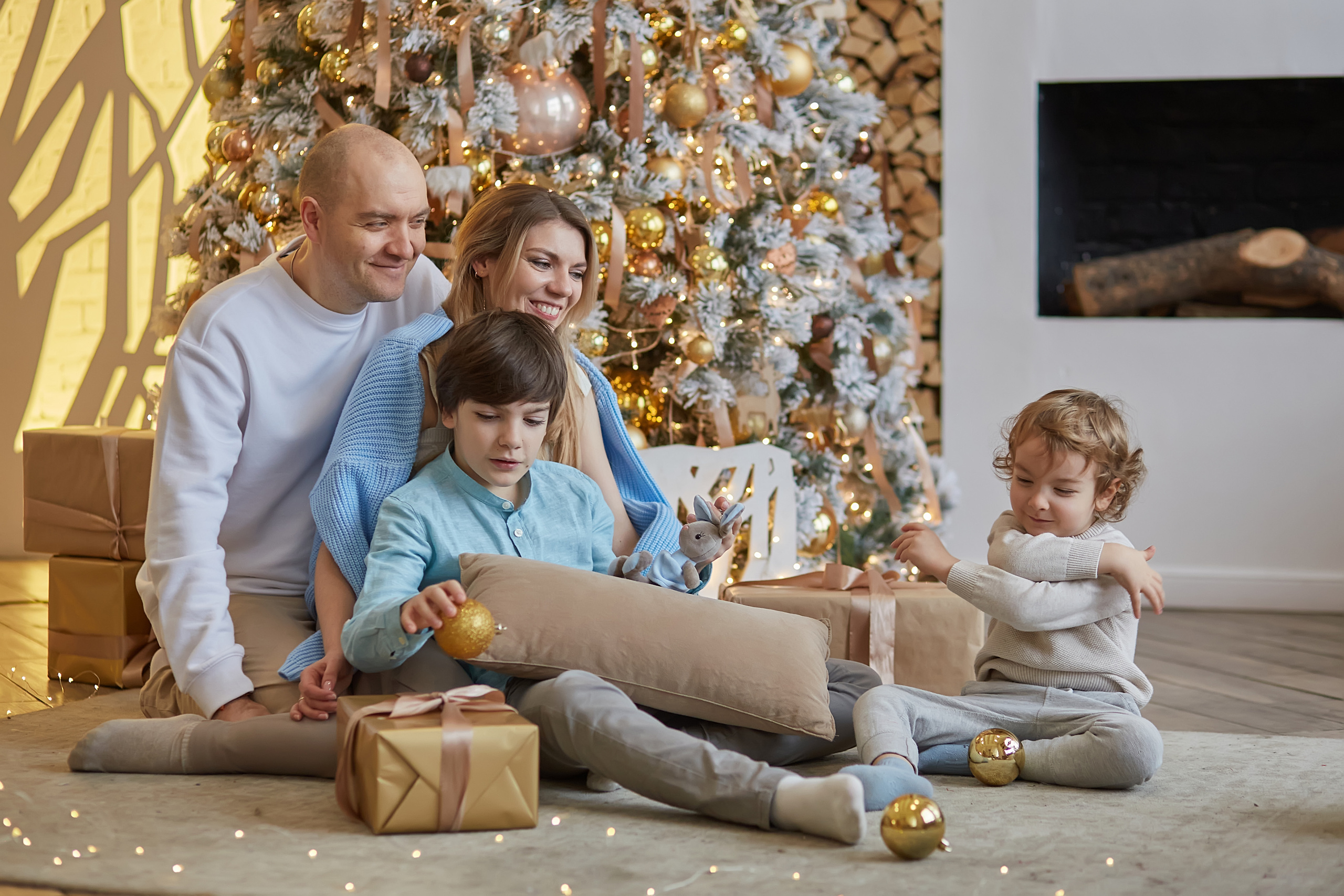 Анна, Дмитрий, Кирилл и Максимка. Семейный и детский фотограф в Москве Шарапова Ирина