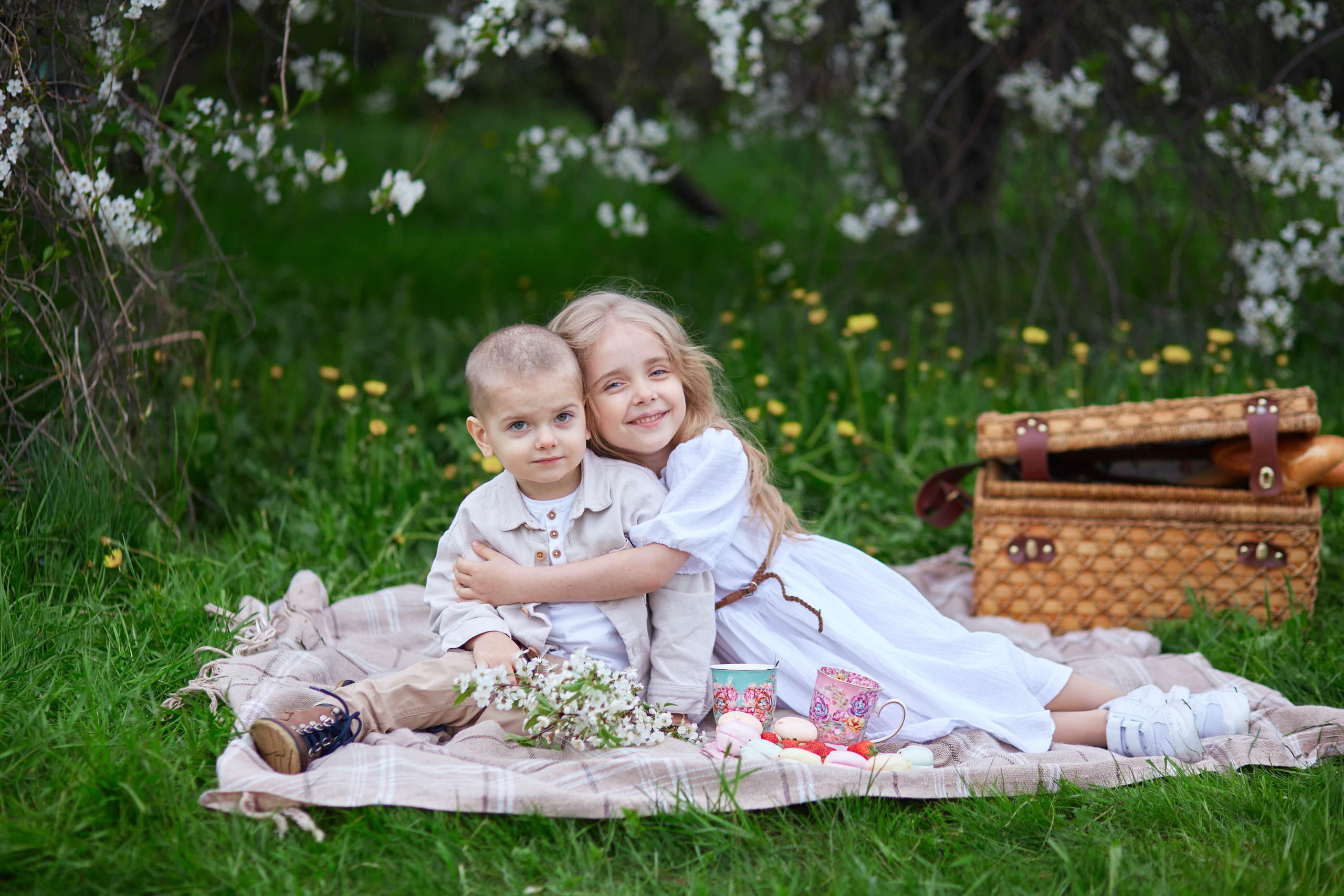 Виктория, Александр и дети Настя, Алеша. Семейный и детский фотограф в Москве Шарапова Ирина