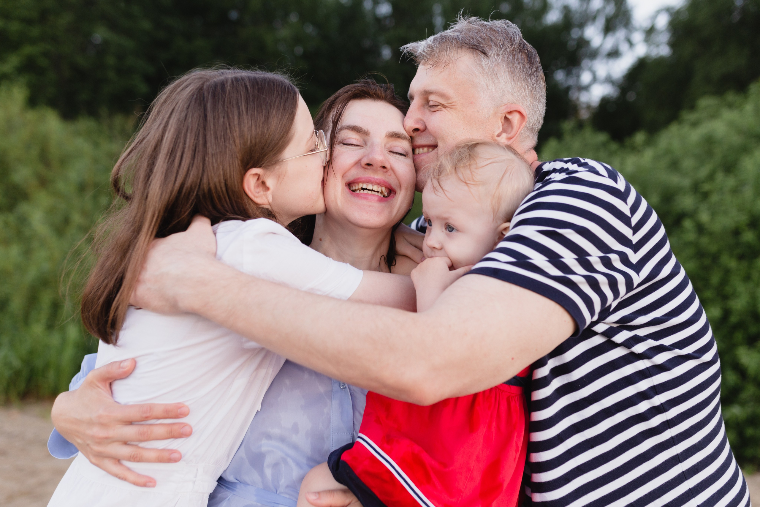 семейное фото эмоции