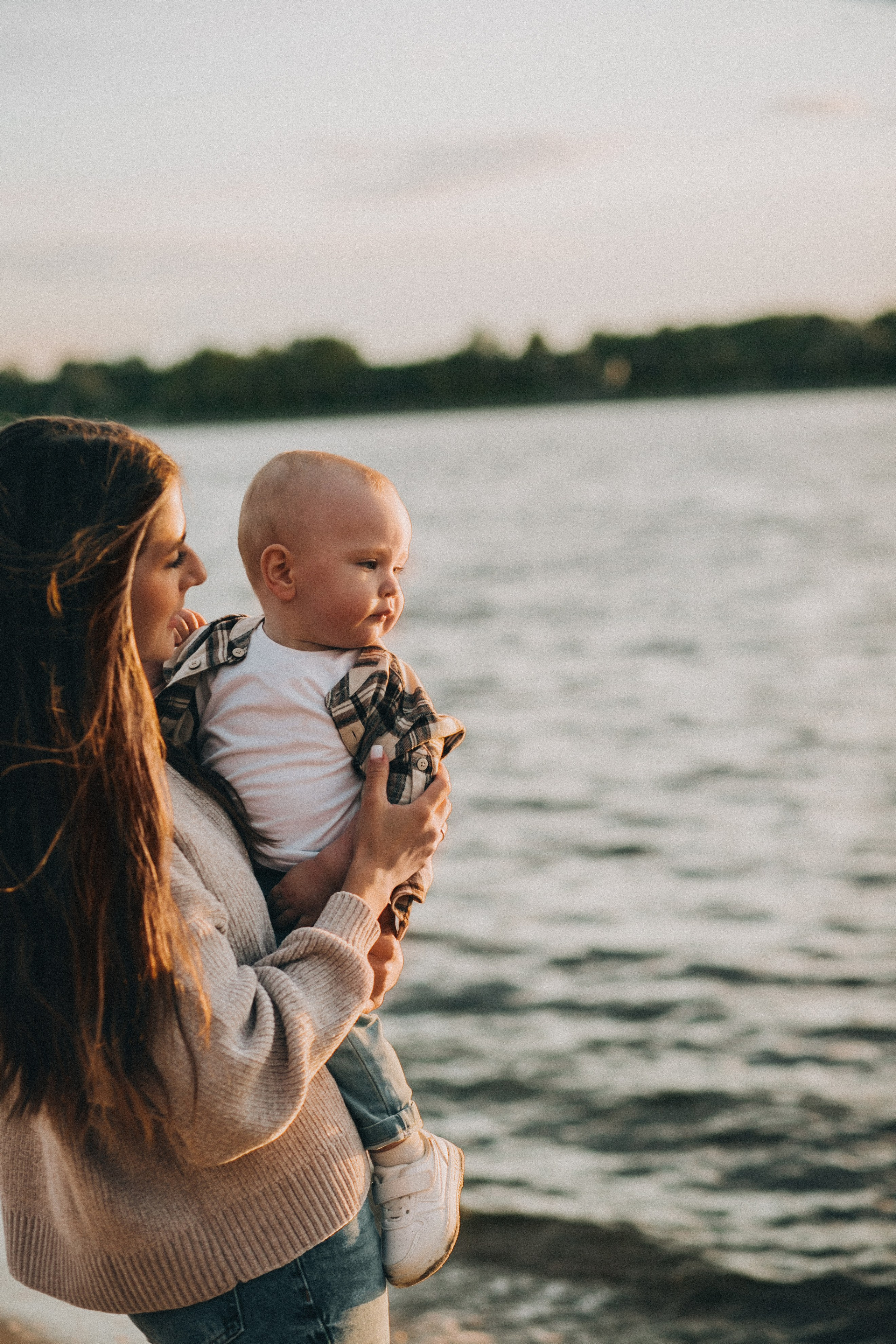 ~ На берегу заката ~. Семейный и детский фотограф в Ярославле