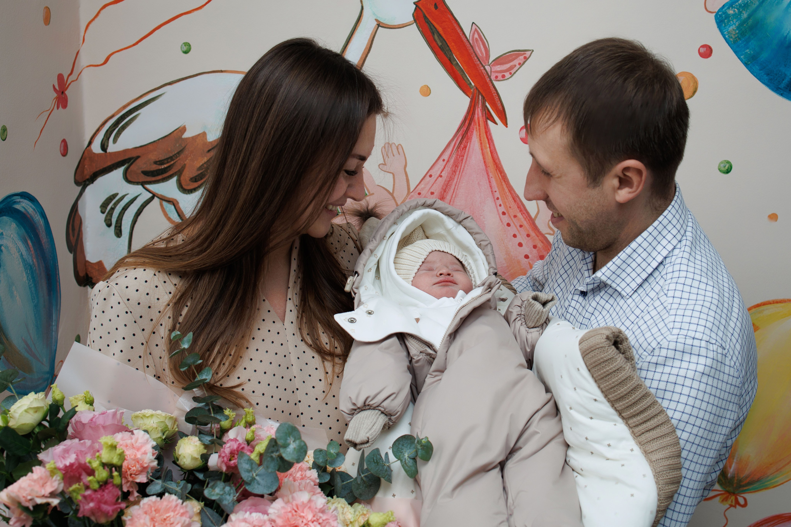 Выписка. Фотограф новорожденных Новокузнецк Анастасия Волгова