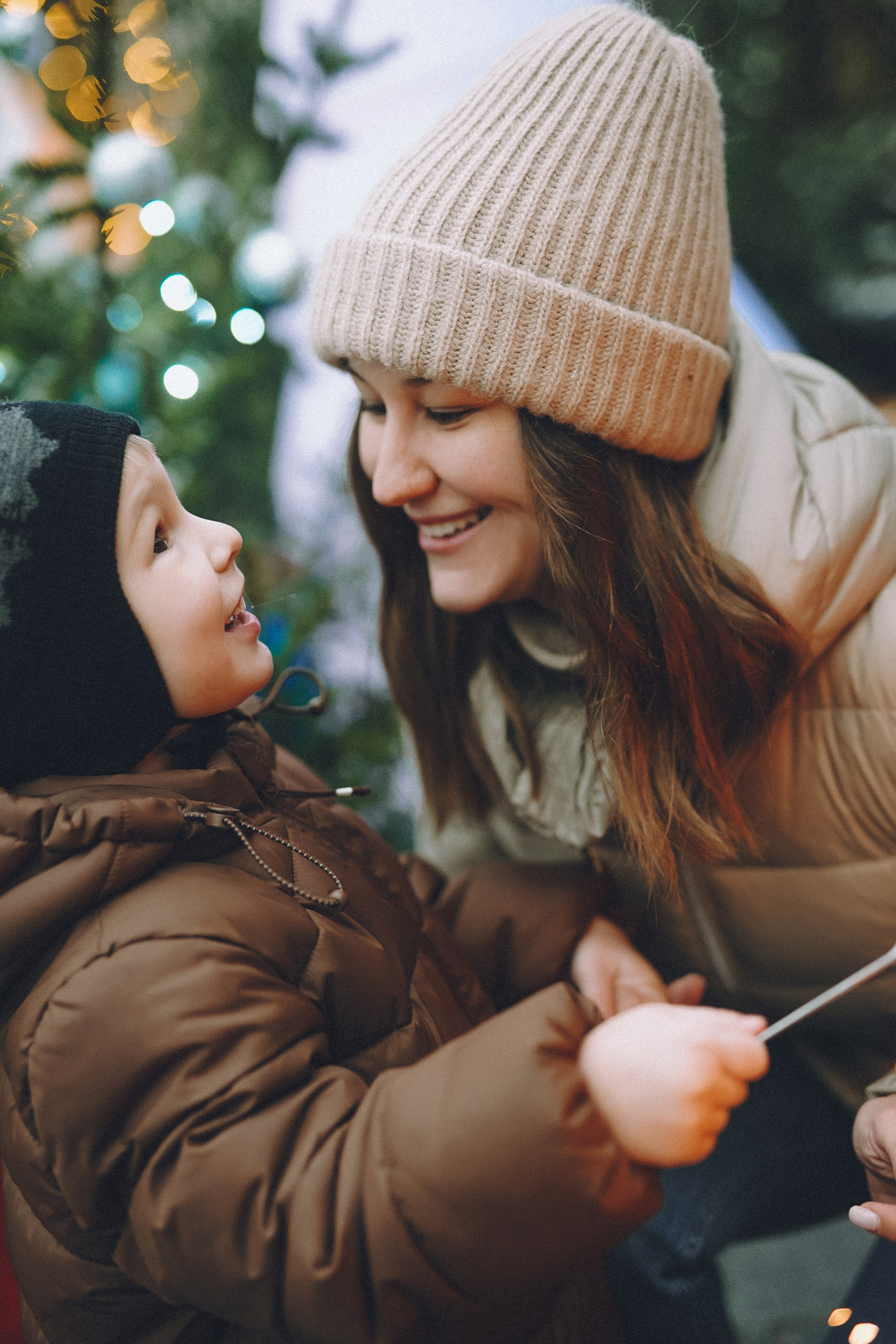 Прогулка по новогодней Москве для Юли, Жени и Вани. Фотограф Наталья Колганова