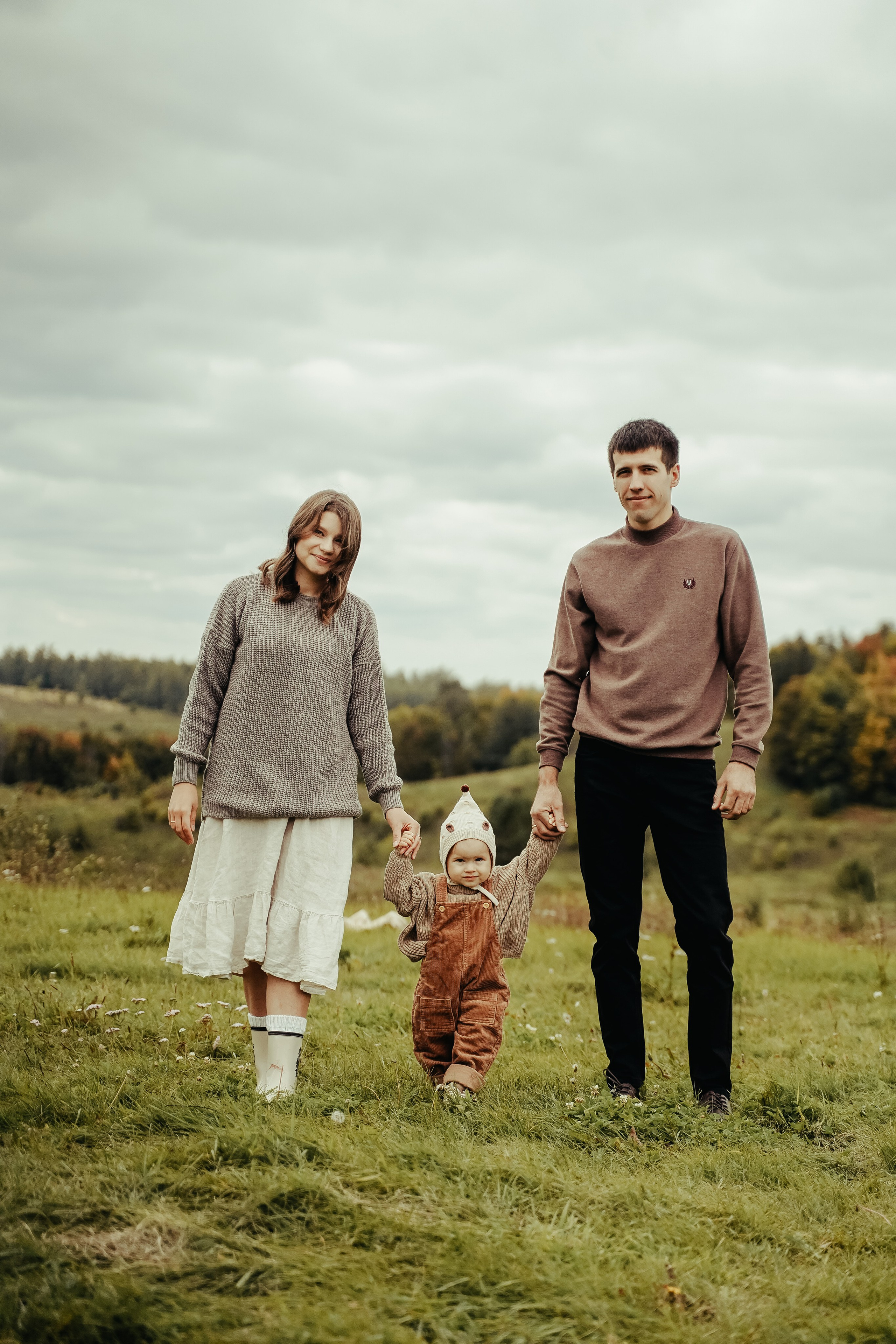 Семейная фотосъемка в поле. Бирск