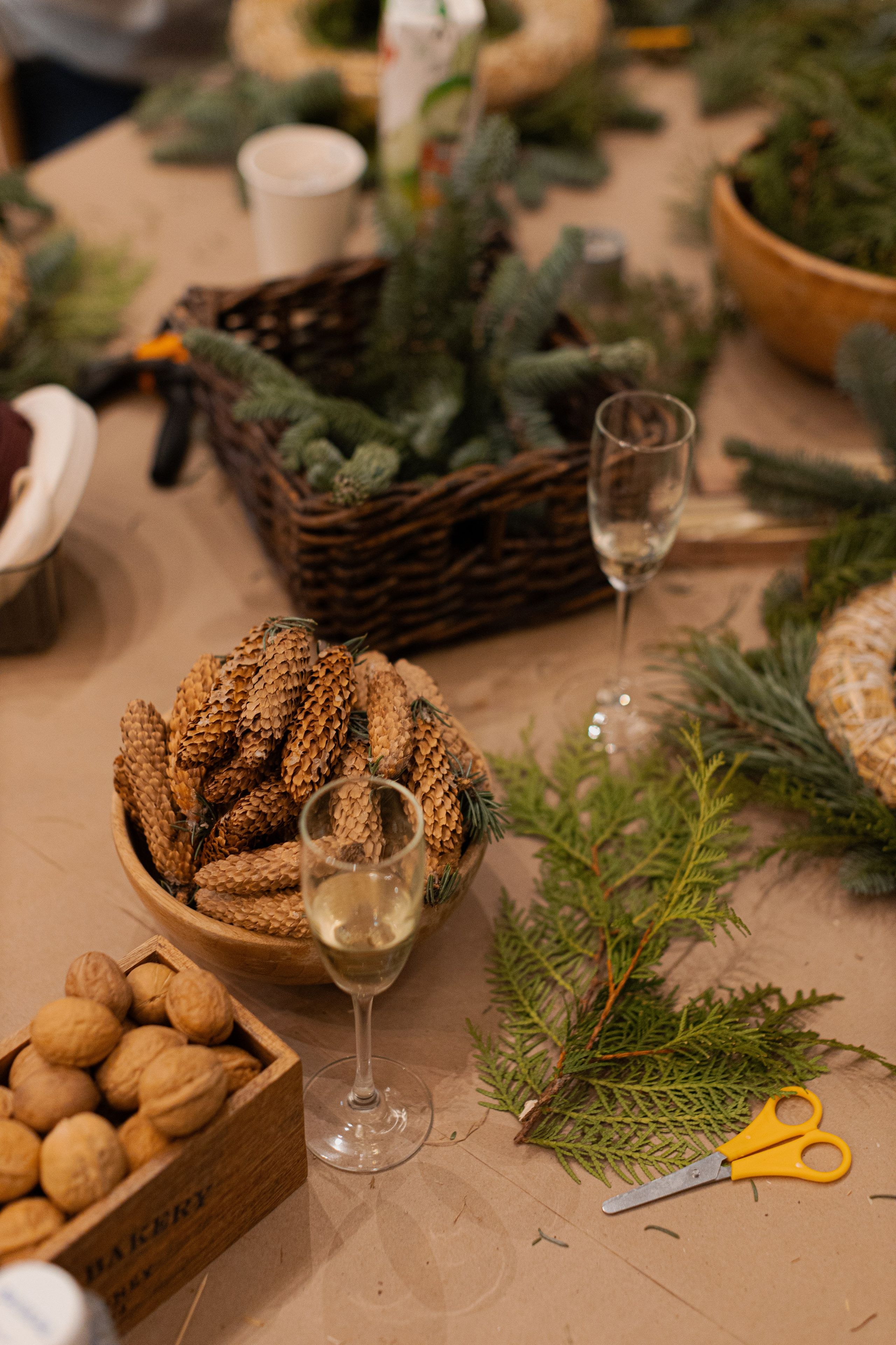 Мк свечи и венок (новогодний корпоратив). Анастасия Ракчеева Художник