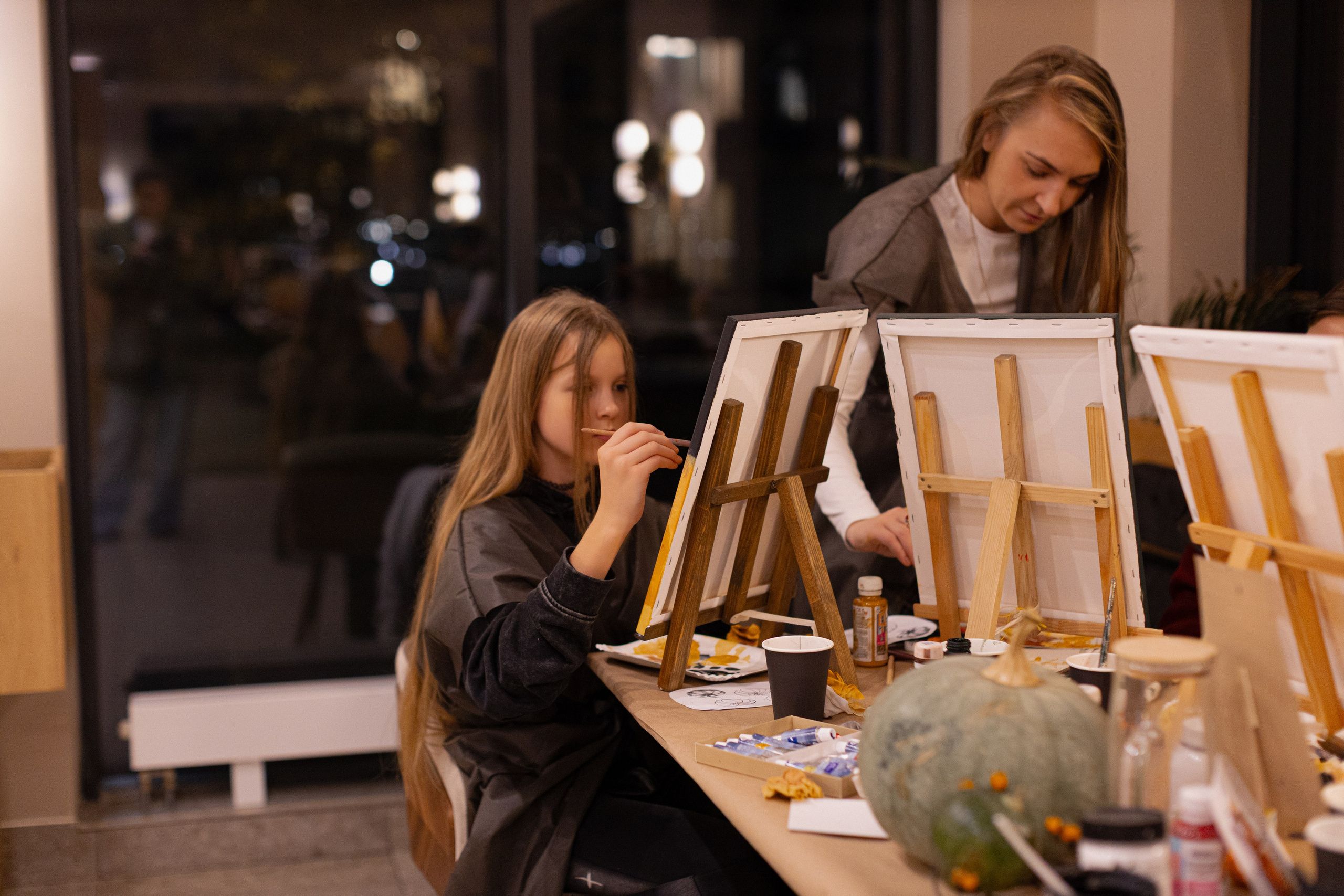 МК Тыква в кафе Здрасте. Анастасия Ракчеева Художник