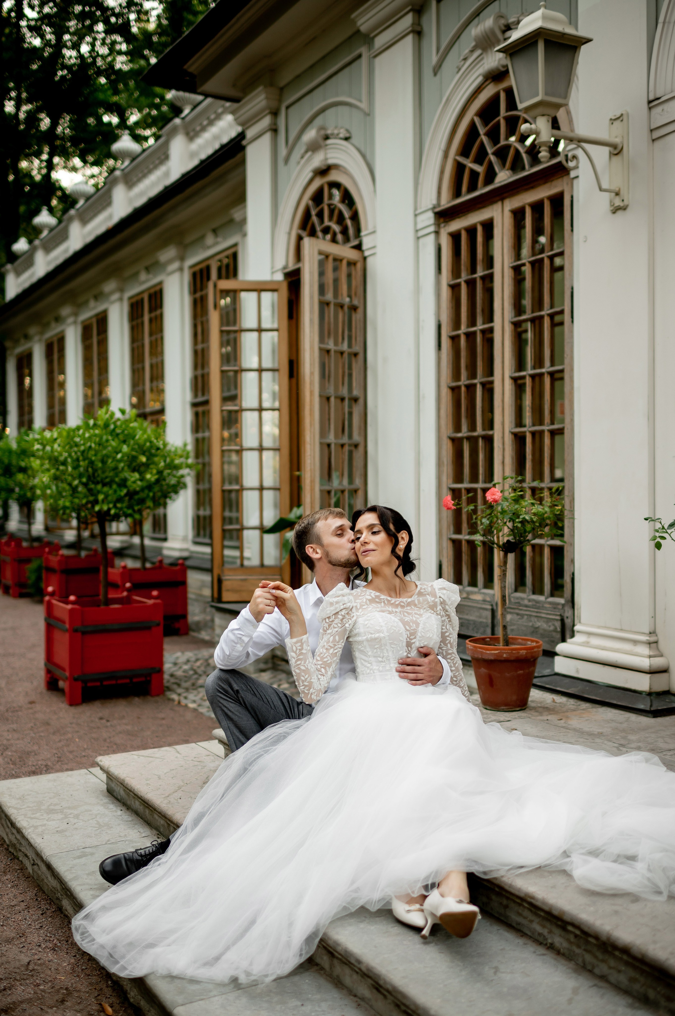 Кирилл и Анжела (круассаны, кофе и фотосессия в Летнем саду). Портретный, семейный и свадебный фотограф в Санкт-Петербурге и в Пушкине Ширяев Денис