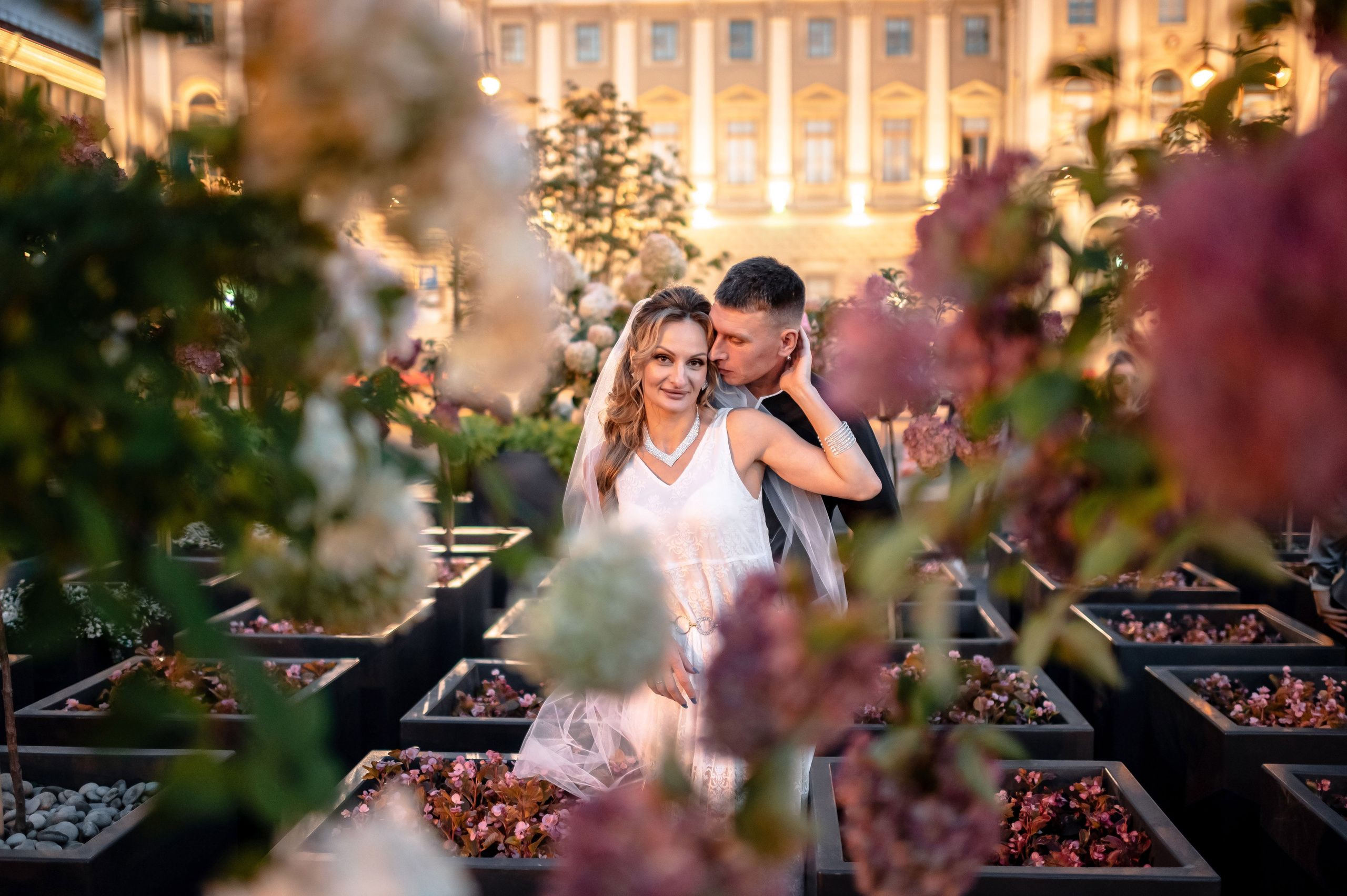 Екатерина и Андрей (свадебная фотосессия в вечернем Петербурге). Портретный, семейный и свадебный фотограф в Санкт-Петербурге и в Пушкине Ширяев Денис