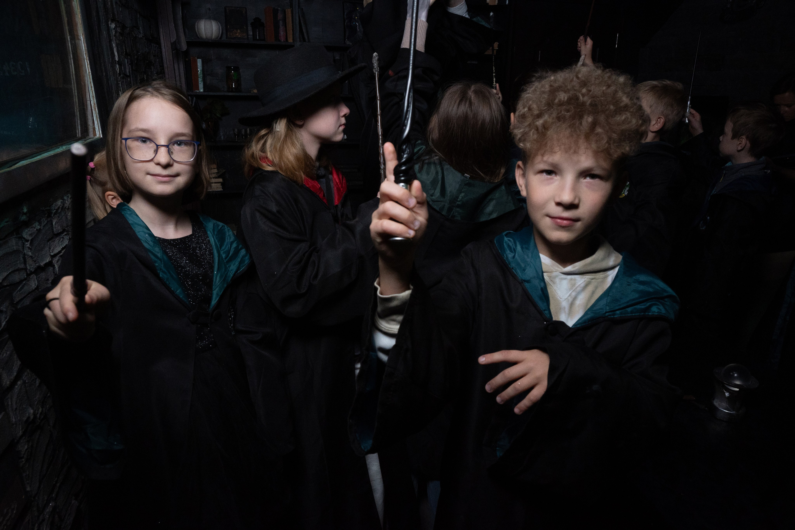 День рождения ребенка в «Подземелье Слизерин». Фотограф мероприятий в Москве