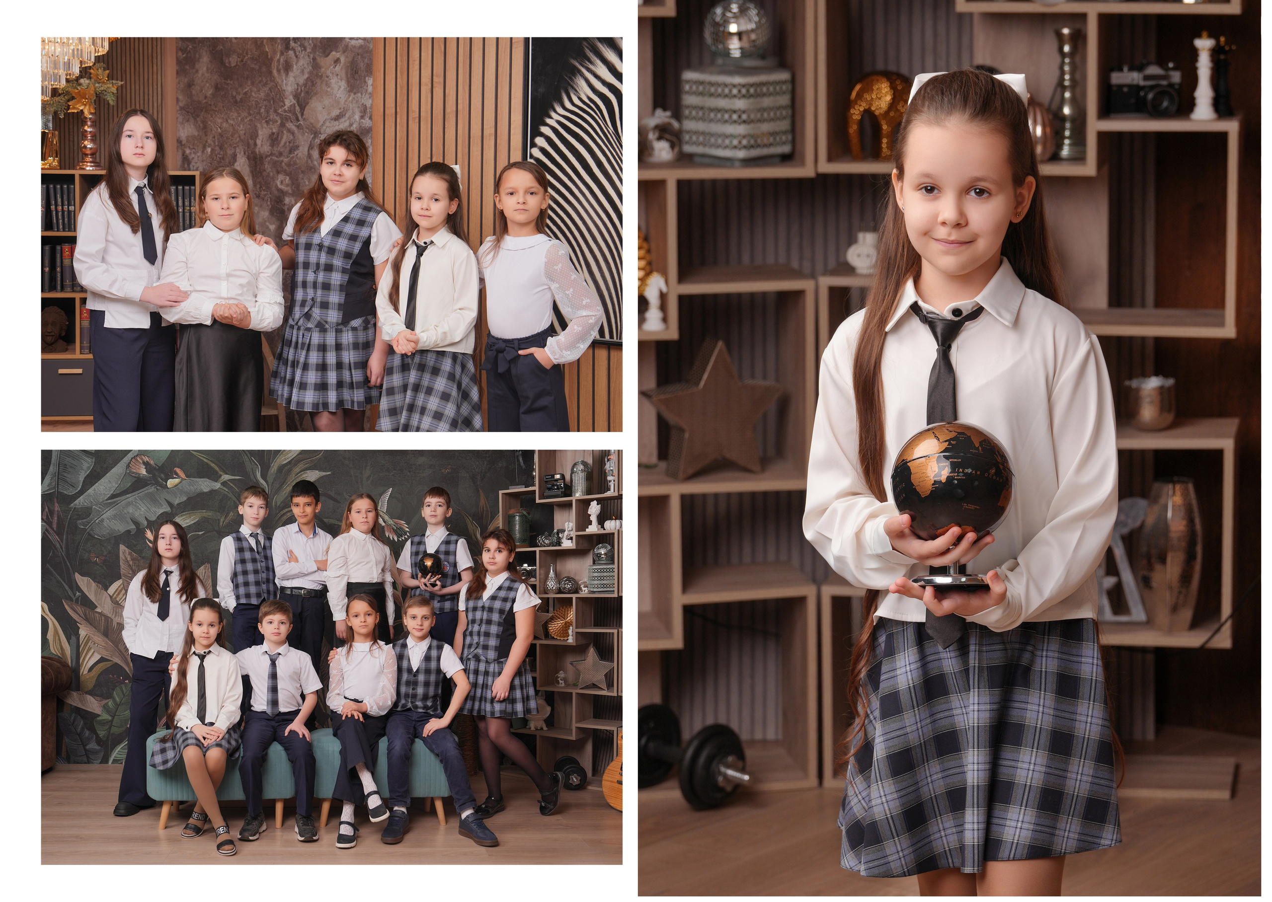 ШКОЛА 50 — 4 «В» класс. Красивый выпускной альбом в Краснодаре