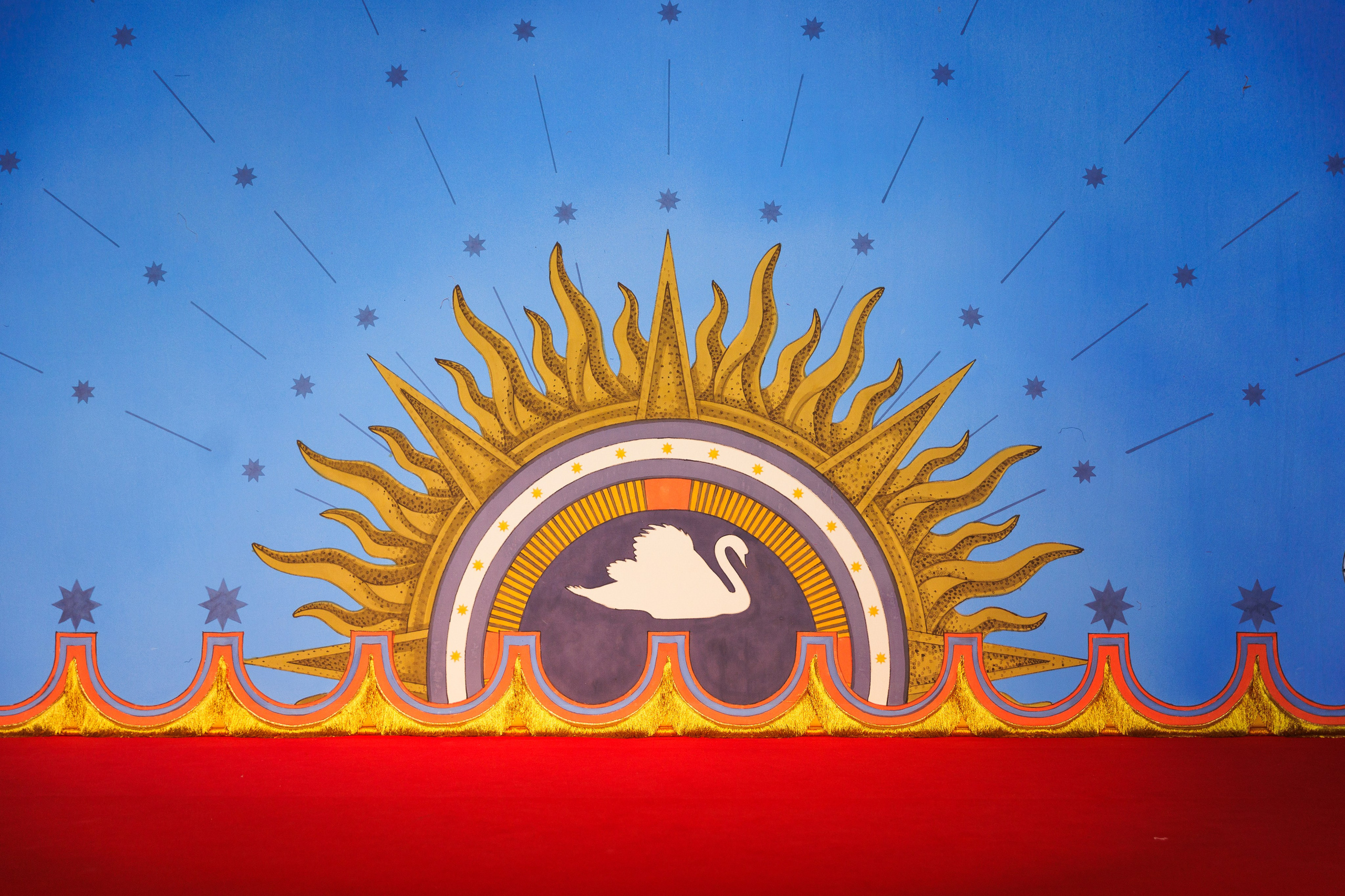 Декорации для оперы «Сказка о царе Салтане» | Театр Зазеркалье. История занавеса. Превращаем идею в технологию