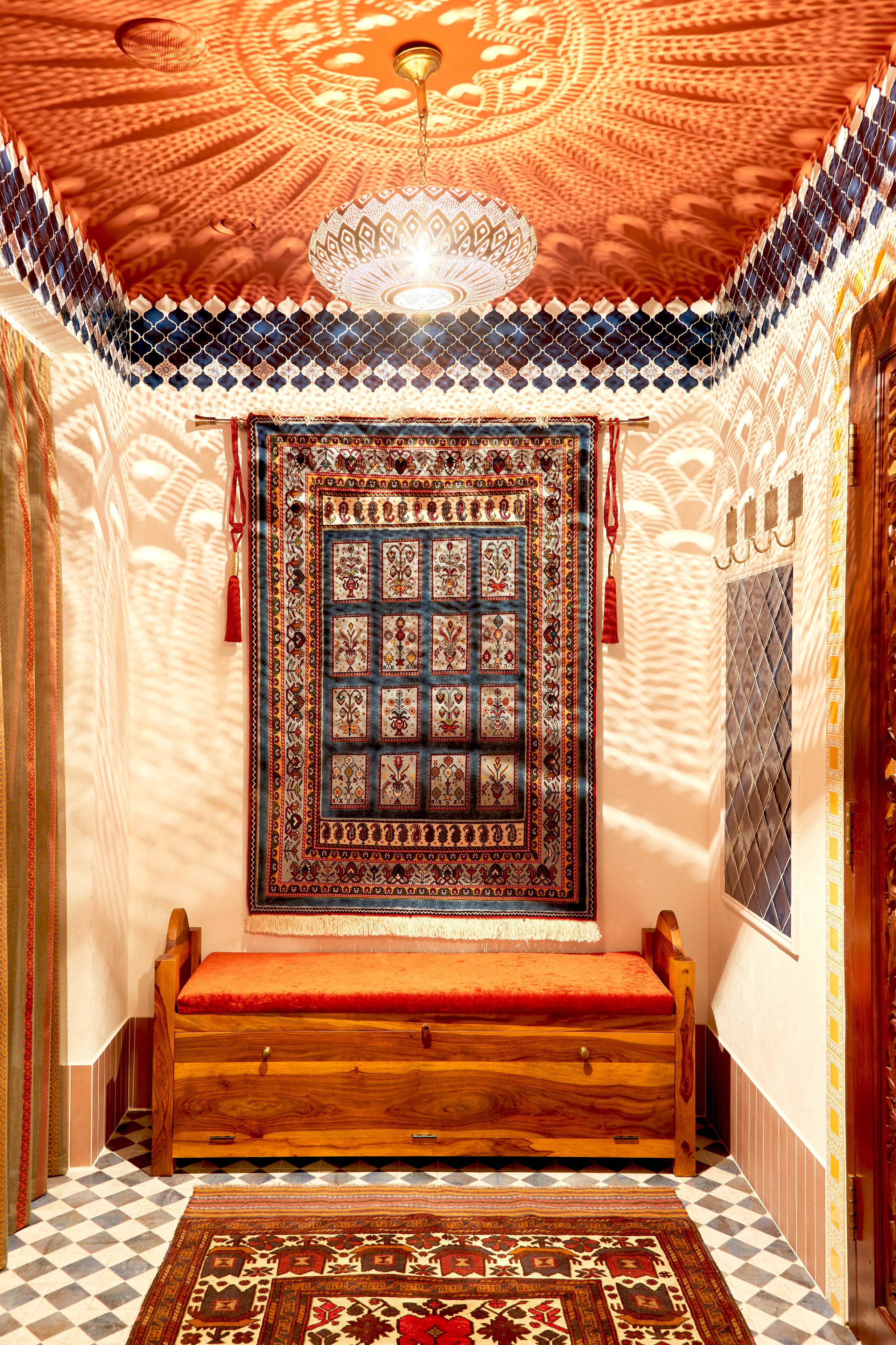 Реализованный проект частного СПА в марокканском стиле дизайнера Елены Алтуниной. Интерьерный фотограф Краснодар. Галина Ладыгина