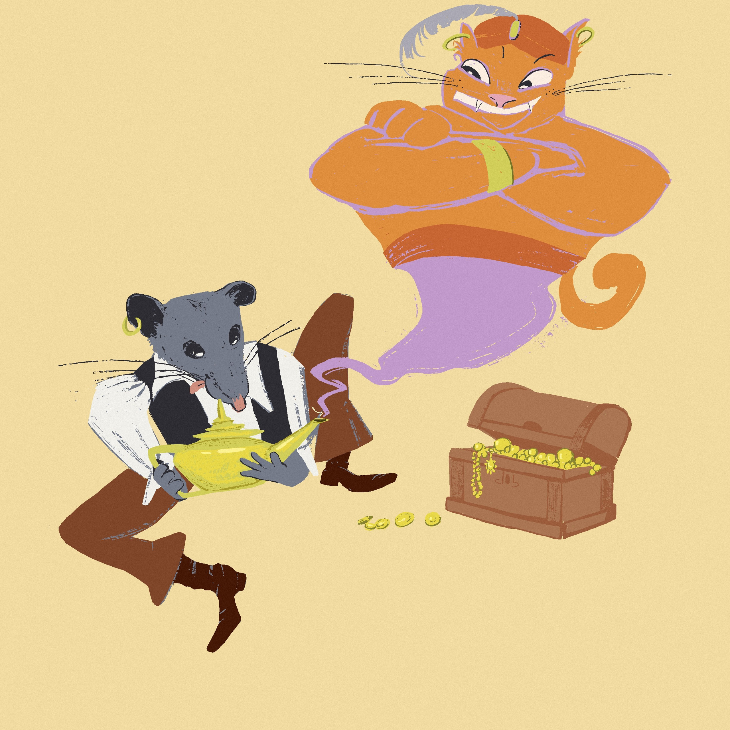 Peactober 2024. Детская иллюстрация 