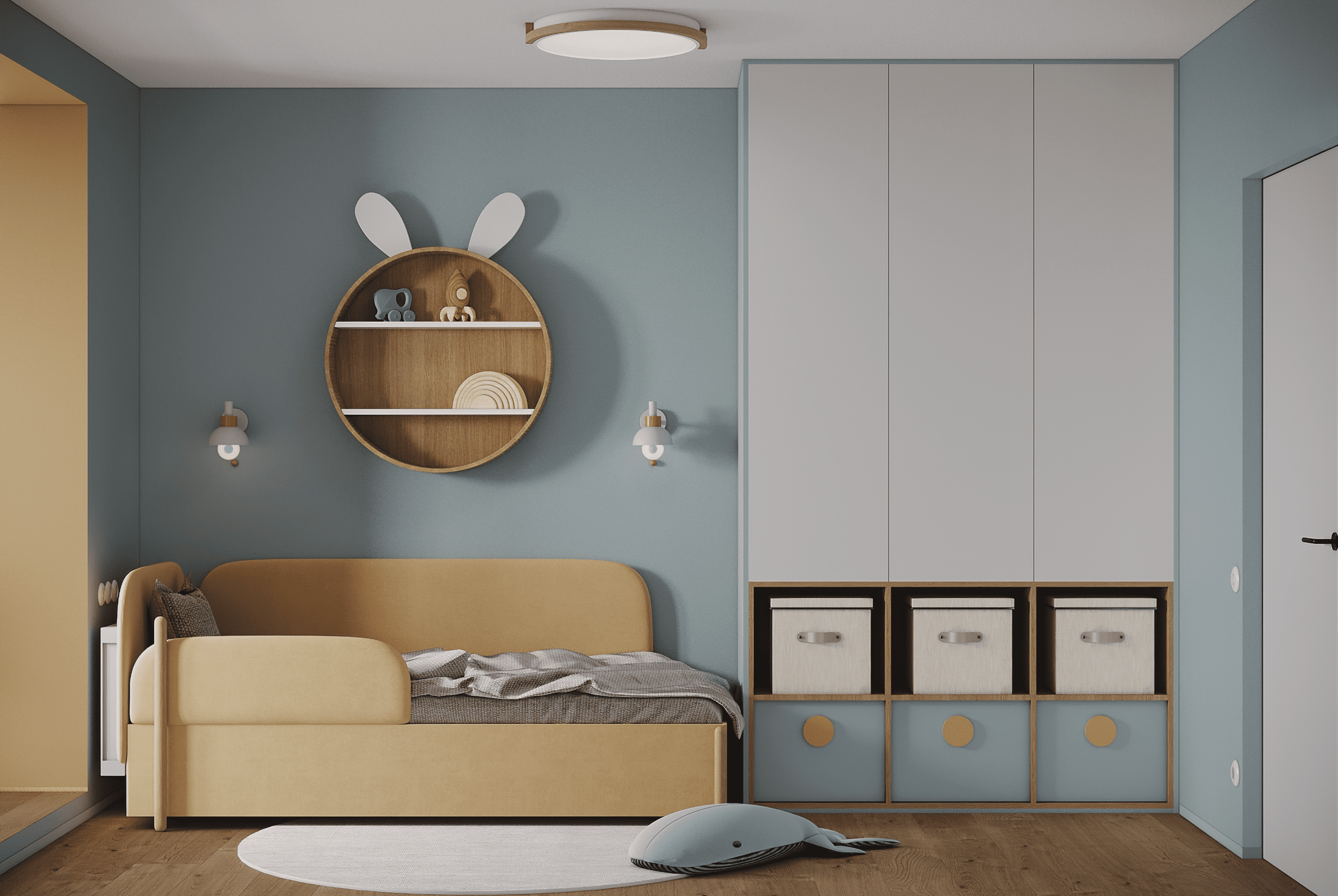 Голубое небо. MIRRO STUDIO Дизайн интерьера и реализация под ключ Варшава