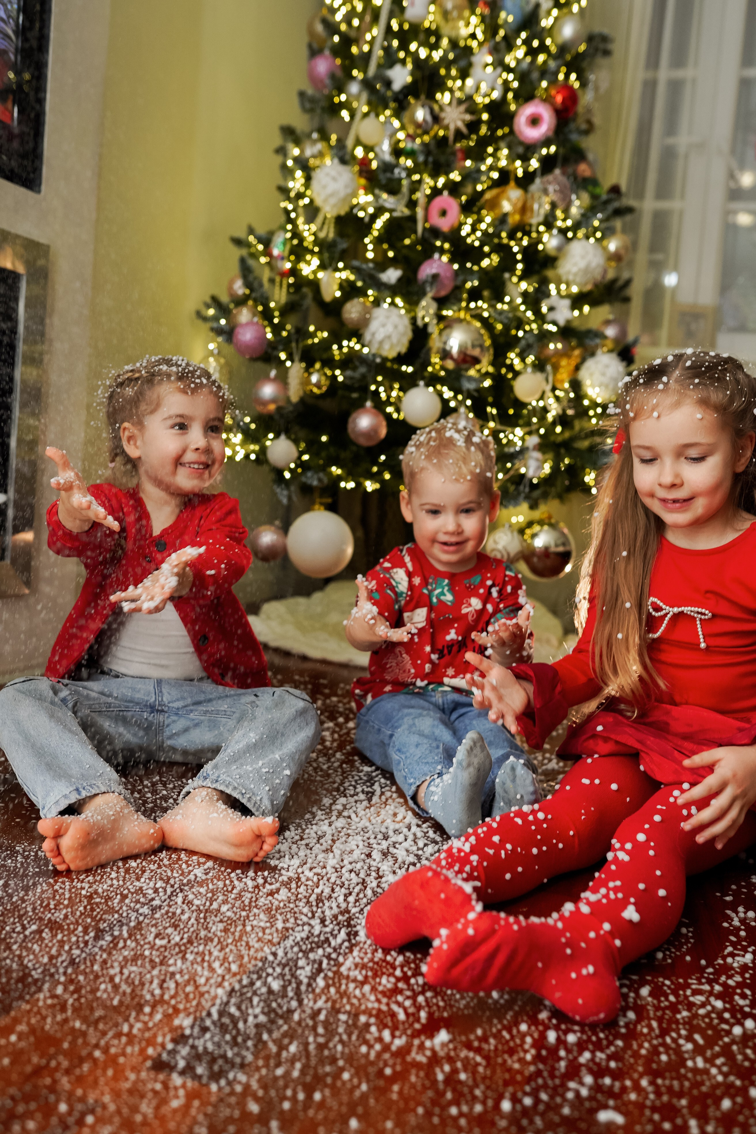 Встреча Деда Мороза. Семейный lifestyle фотограф Наталья Разгуляева в Москве