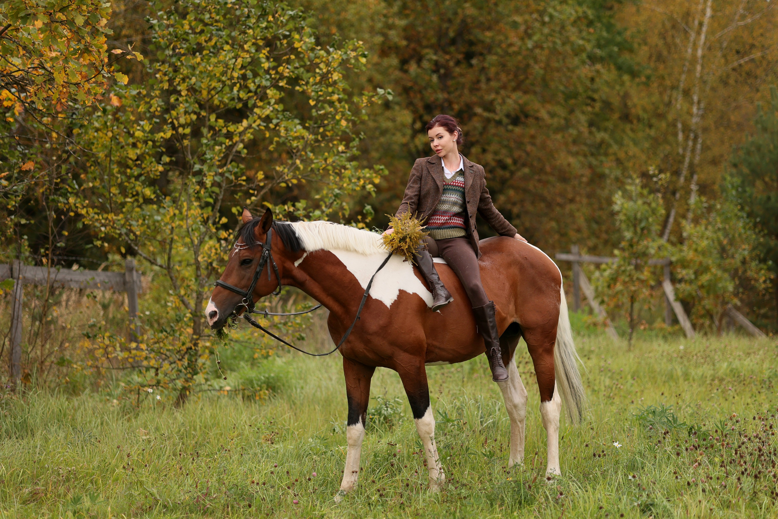 Анастасия в конюшне. Видеограф и фотограф Надежда Корнейчик