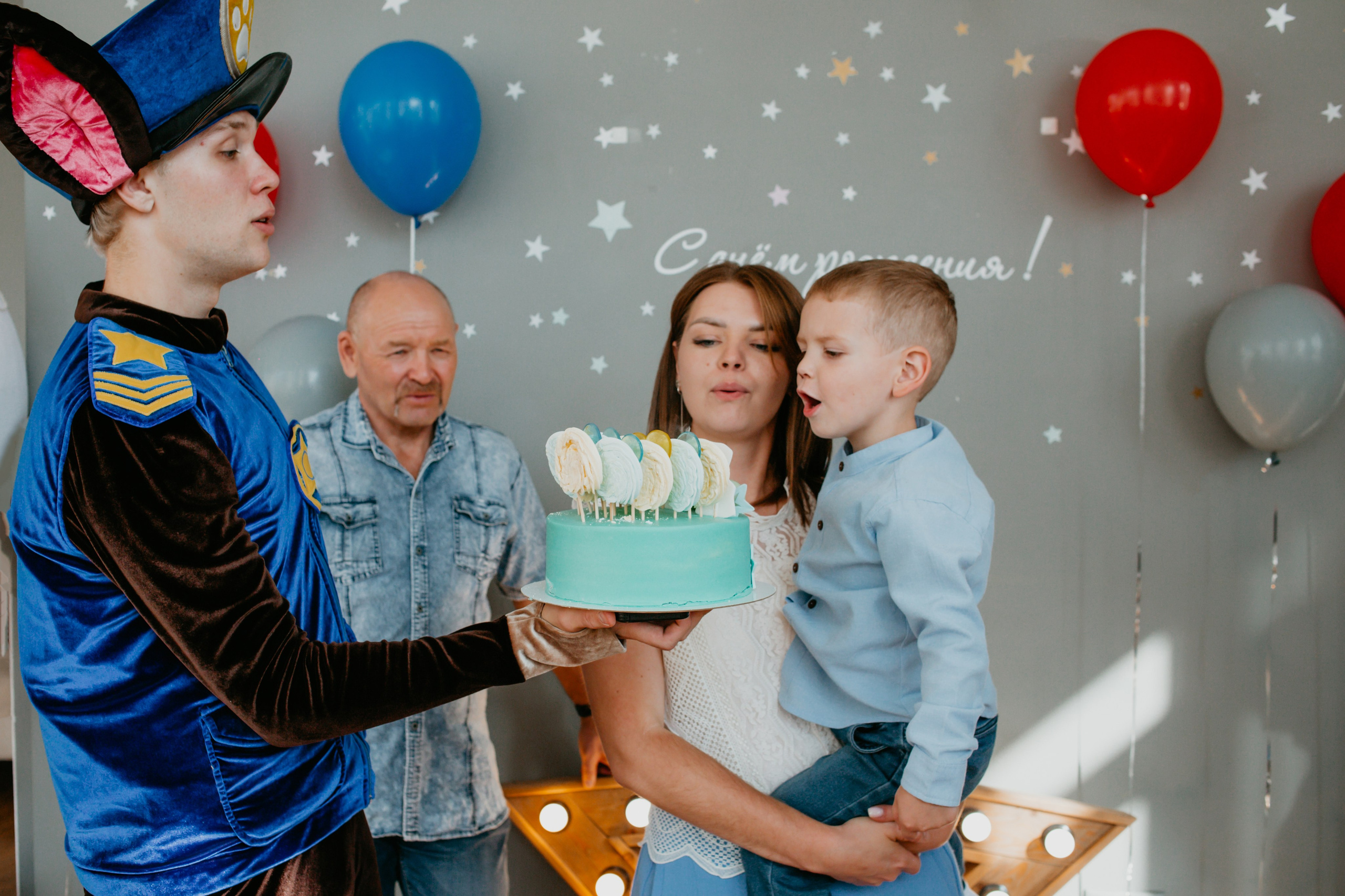 Детский день рождение. Лева 4 года. Фотограф в Челябинске Ополихина Анна